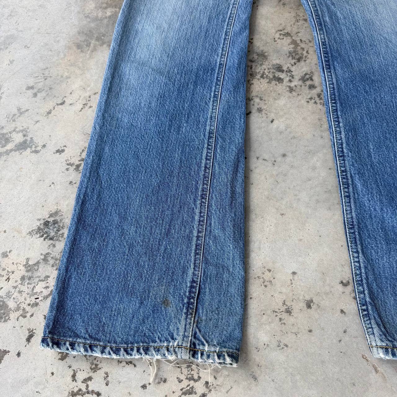 Lee Vintage 90s LEE RIDERS Japan Faded Bluewash Light Whiskering Size US 28 / EU 44 - 3 Thumbnail