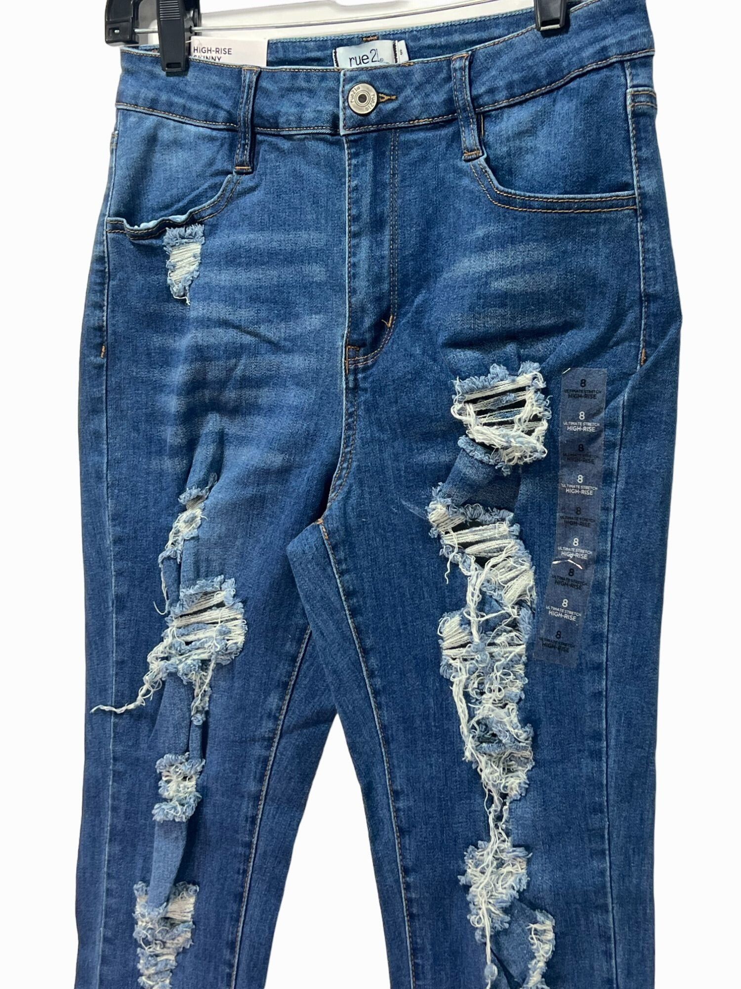 rue21 Rue 21 - Women's Ultimate Stretch High-Rise Skinny Jeans Dis Size 30" / US 8 / IT 44 - 16 Thumbnail