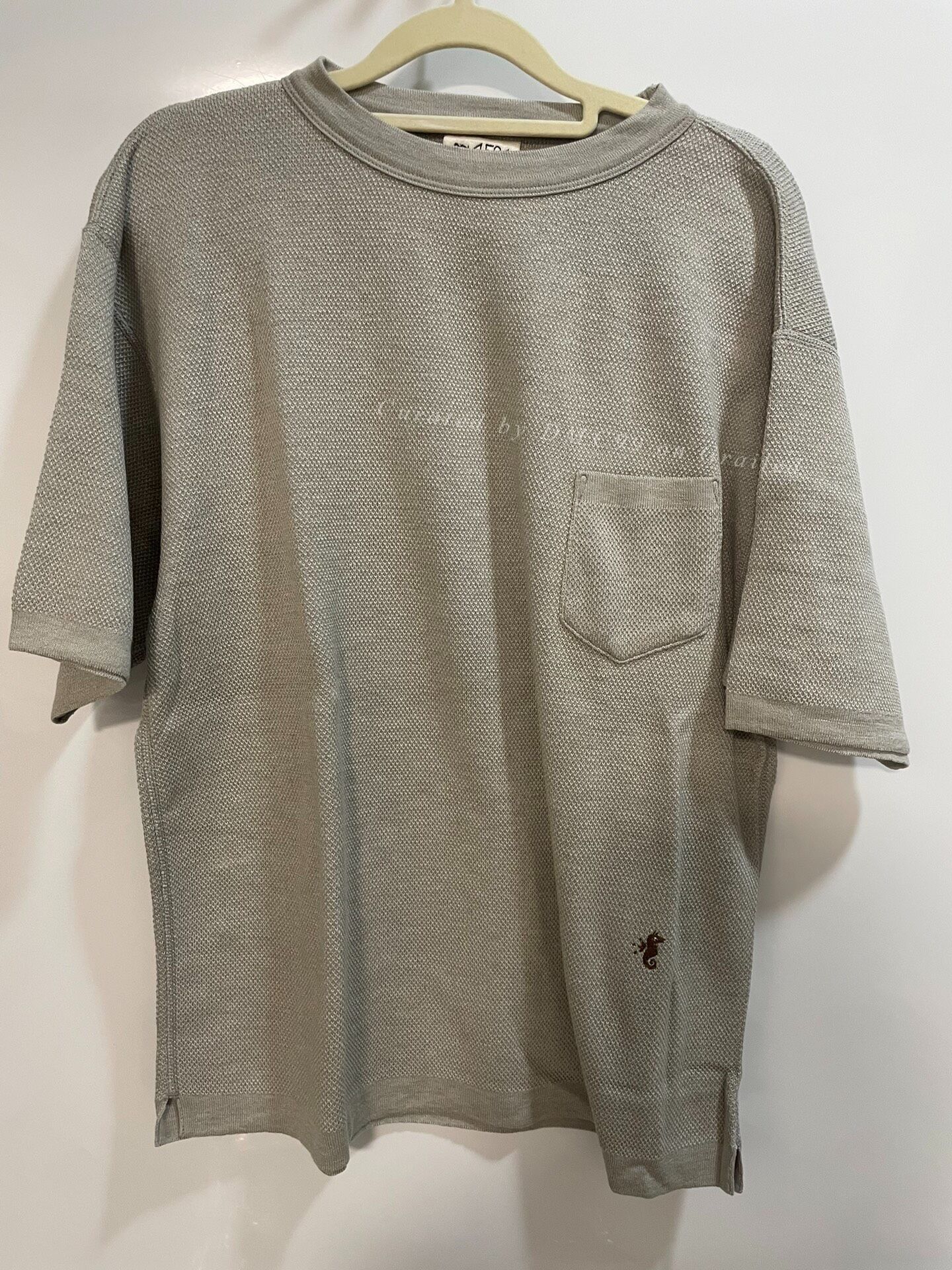 45rpm 45R Textured Knit Unisex Pocket T-Shirt Size US XL / EU 56 / 4 - 1 Thumbnail