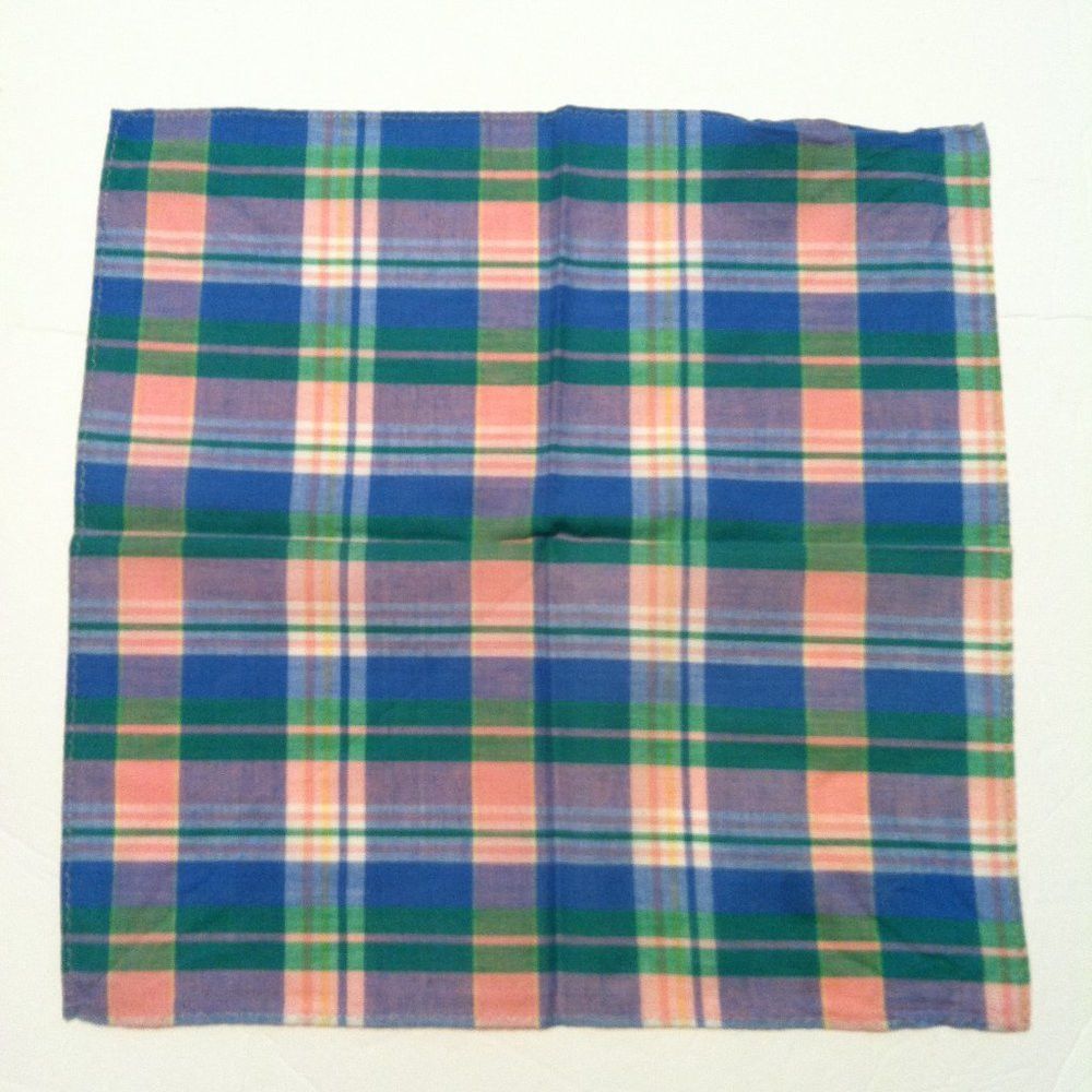 Saddlebred SADDLEBRED MENS NEW 100%COTTON POCKET SQUARE 13" X 13" Size ONE SIZE - 2 Thumbnail
