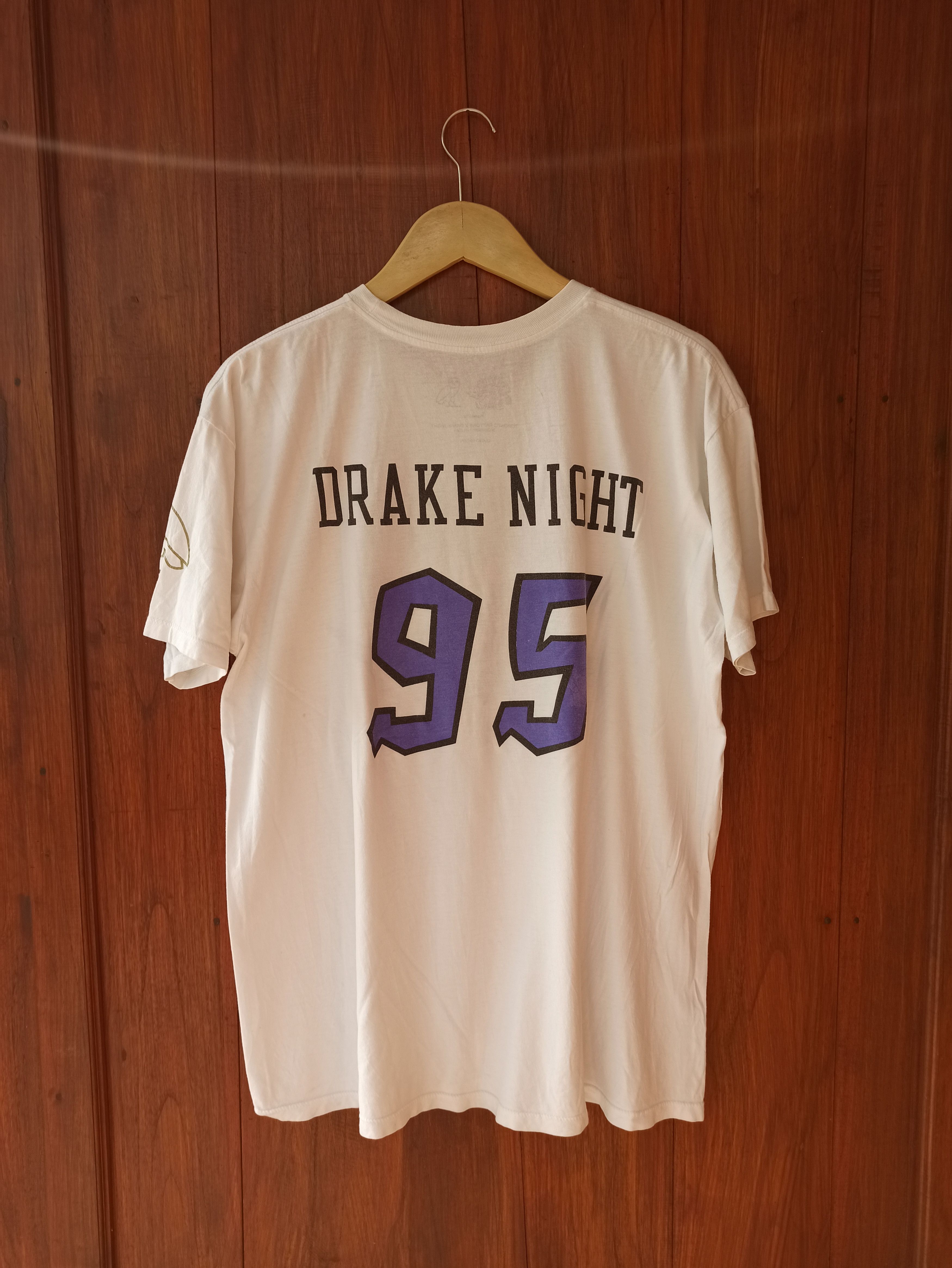 Drake × Vintage Toronto Raptors x OVO 2014 Drake Night Tee Size US XL / EU 56 / 4 - 2 Thumbnail