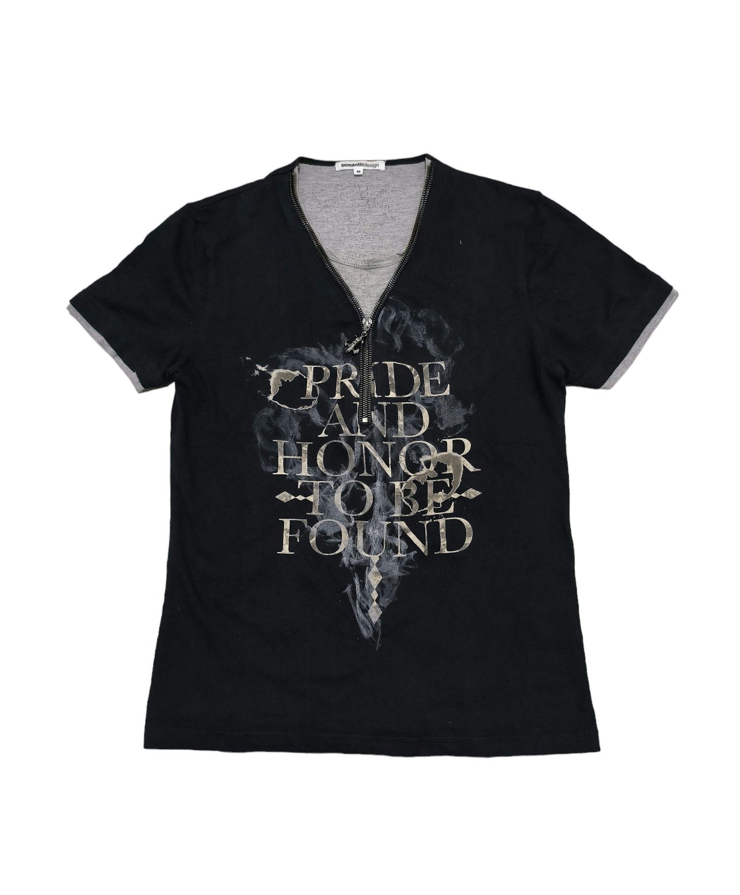 semanticdesign Y2k Semantic Design poem zip tshirt Size US M / EU 48-50 / 2 - 1 Thumbnail