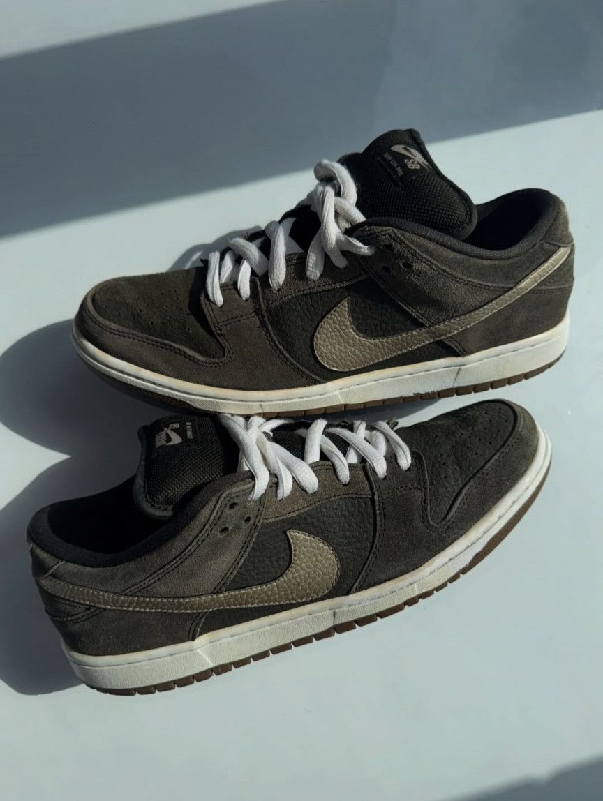 Nike SB Nike SB Dunk Low Sequoia White Gum Size US 10 / EU 43 - 2 Thumbnail