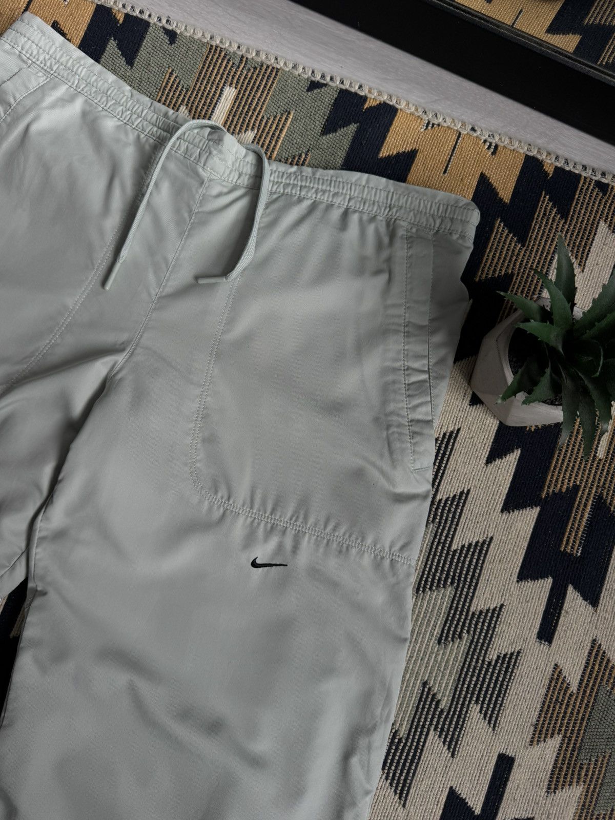 Nike Vintage Nike Nylon Baggy Y2K Pants Size 28" / US 6 / IT 42 - 6 Thumbnail