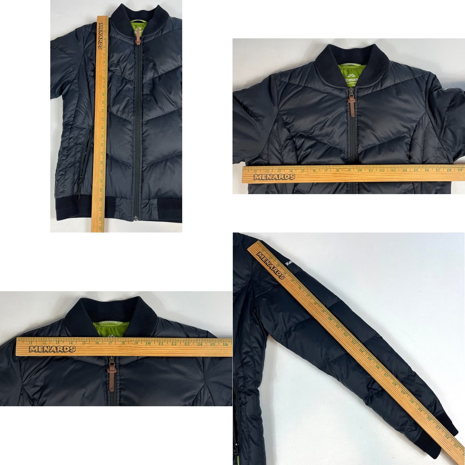 Kathmandu VINTAGE Kathmandu Women's Down Bomber Jacket Sz 8 Black Quilted Fall Winter Cozy Casual Mens? Size M / US 6-8 / IT 42-44 - 10 Thumbnail