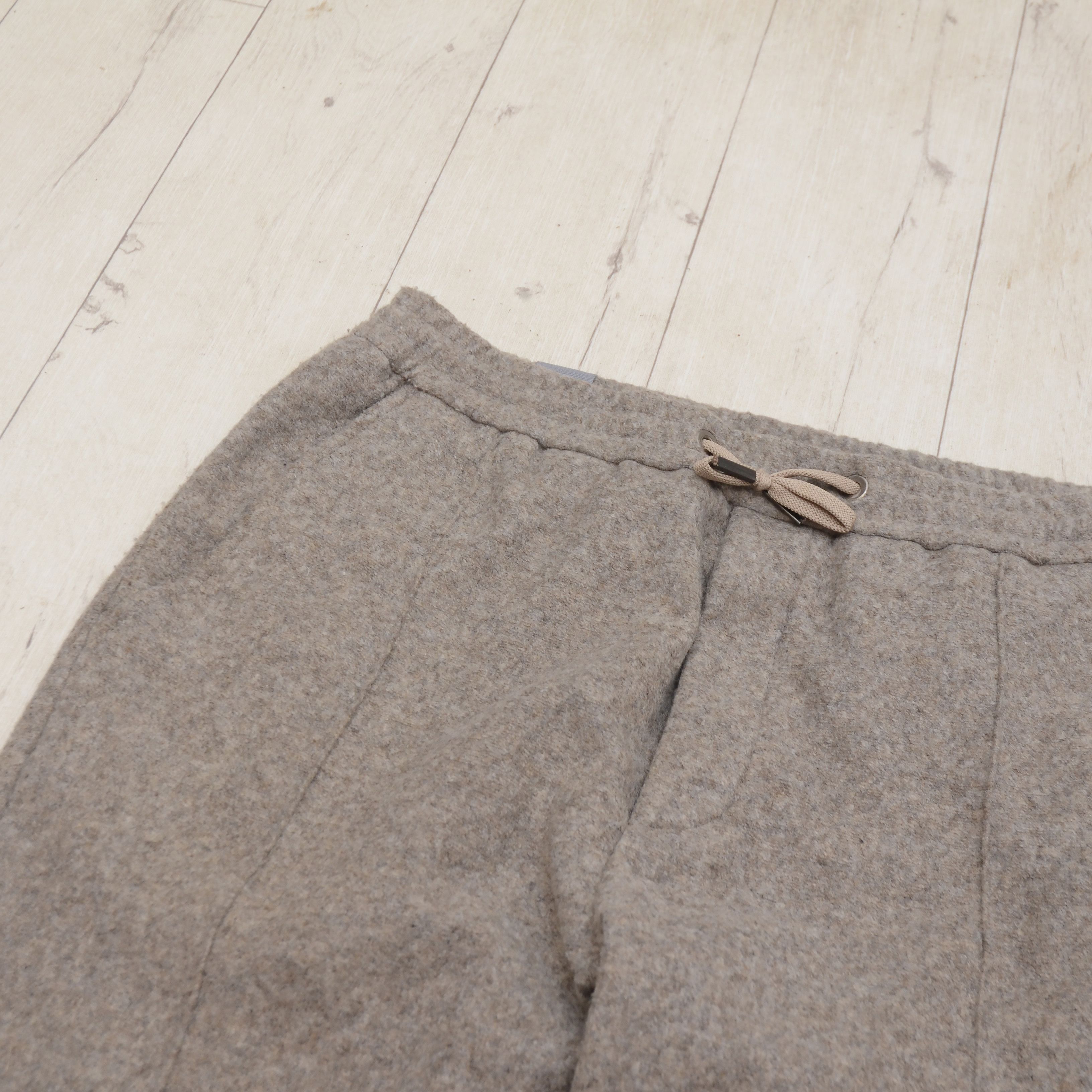 Other Luxury Hosio made of Yarn Beige Wool Cropet Pants Size 50 Size 40R - 4 Thumbnail