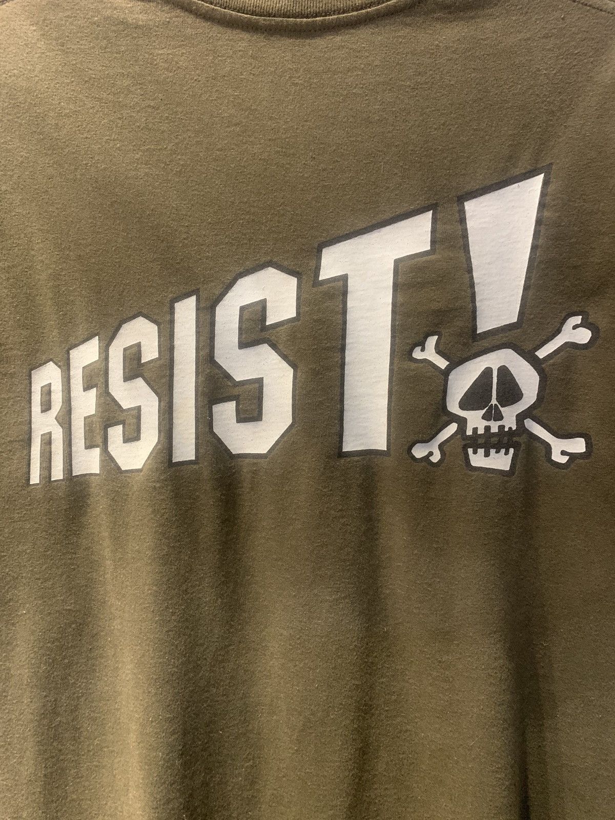 Stussy Vintage Stussy Corporation Resist/Rasta Flags Tee Army Green Size US L / EU 52-54 / 3 - 6 Thumbnail