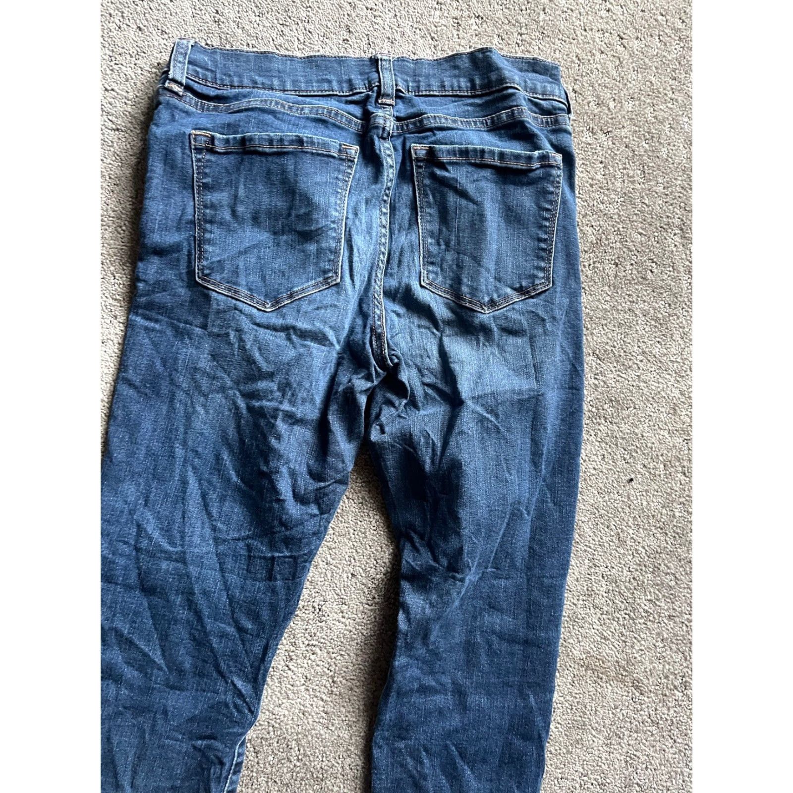 Banana Republic Banana Republic Women's Skinny Jeans 27 Blue Denim Dark Wash Slim Fit Size 27" / US 4 / IT 40 - 4 Thumbnail