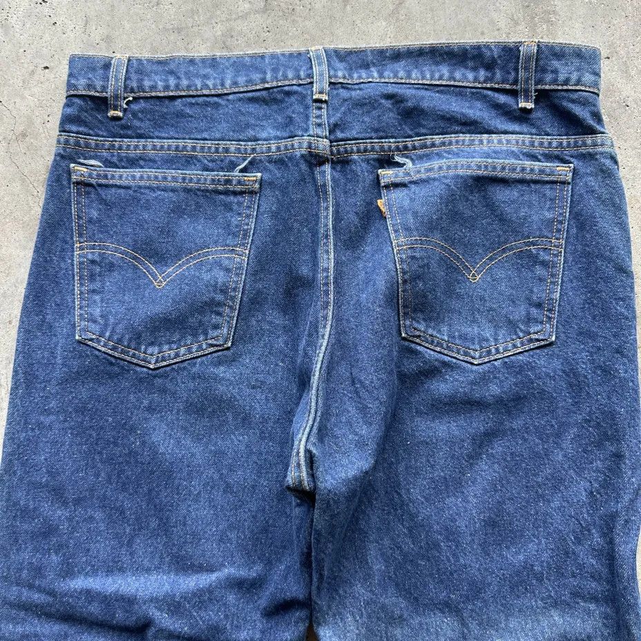 Levi's Vintage Levi's 505 Orange Tab Denim Jeans Size 37x28 Size US 37 - 2 Thumbnail