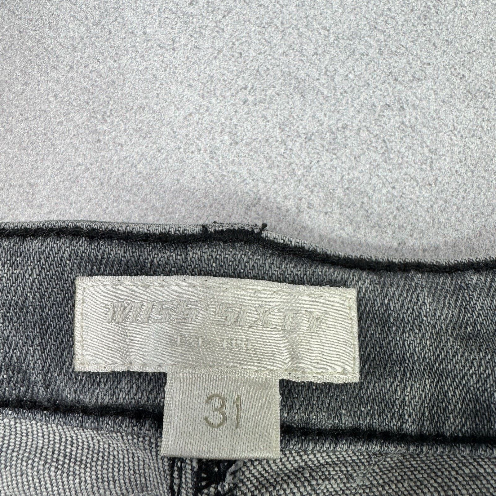 Miss Sixty Vintage Miss Sixty Avant Garde Grey Jeans Denim Pants Size 31" - 13 Thumbnail