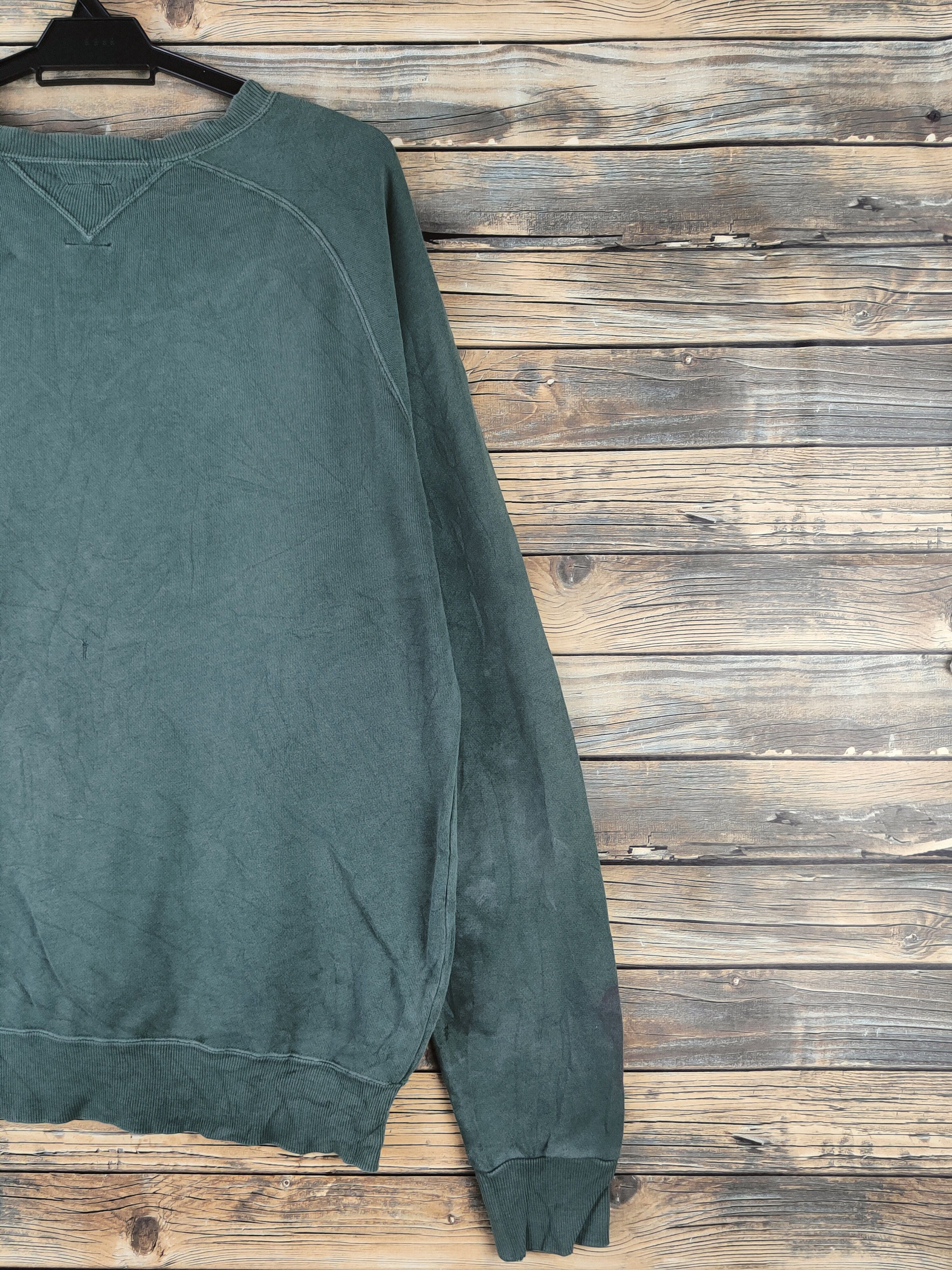 Japanese Brand Vintage Faded stuff 💥 Ungrid Dark Green Sweatshirts Size US L / EU 52-54 / 3 - 10 Thumbnail