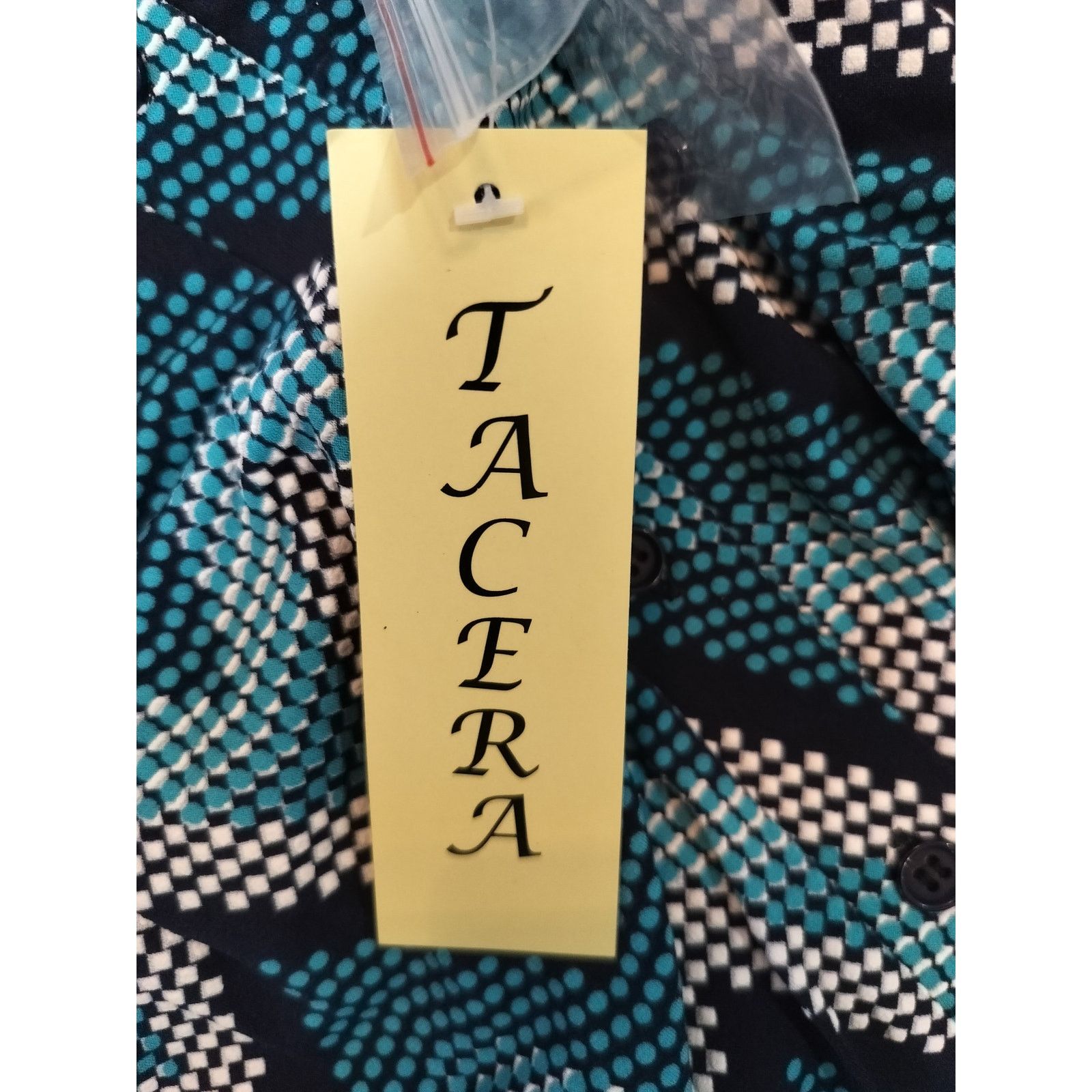 Other Tacera Chevron Print Sleeveless Shirt Dress S Tie Waist Blue Size S / US 4 / IT 40 - 8 Thumbnail