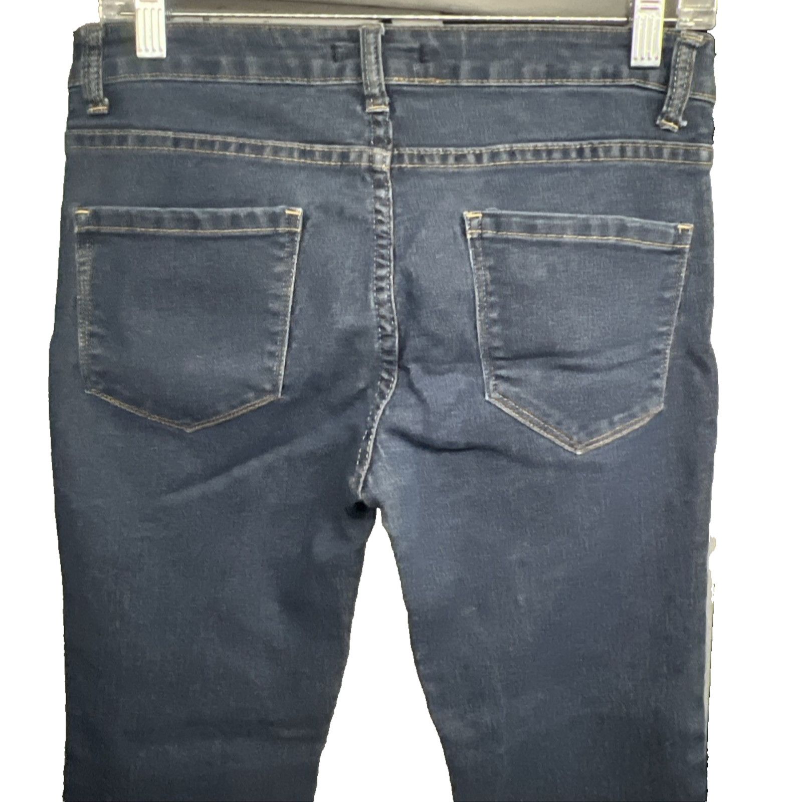 Forever 21 Forever 21 Distressed Denim Skinny Jeans Jegging 26x28 Size 26" / US 2 / IT 38 - 4 Thumbnail