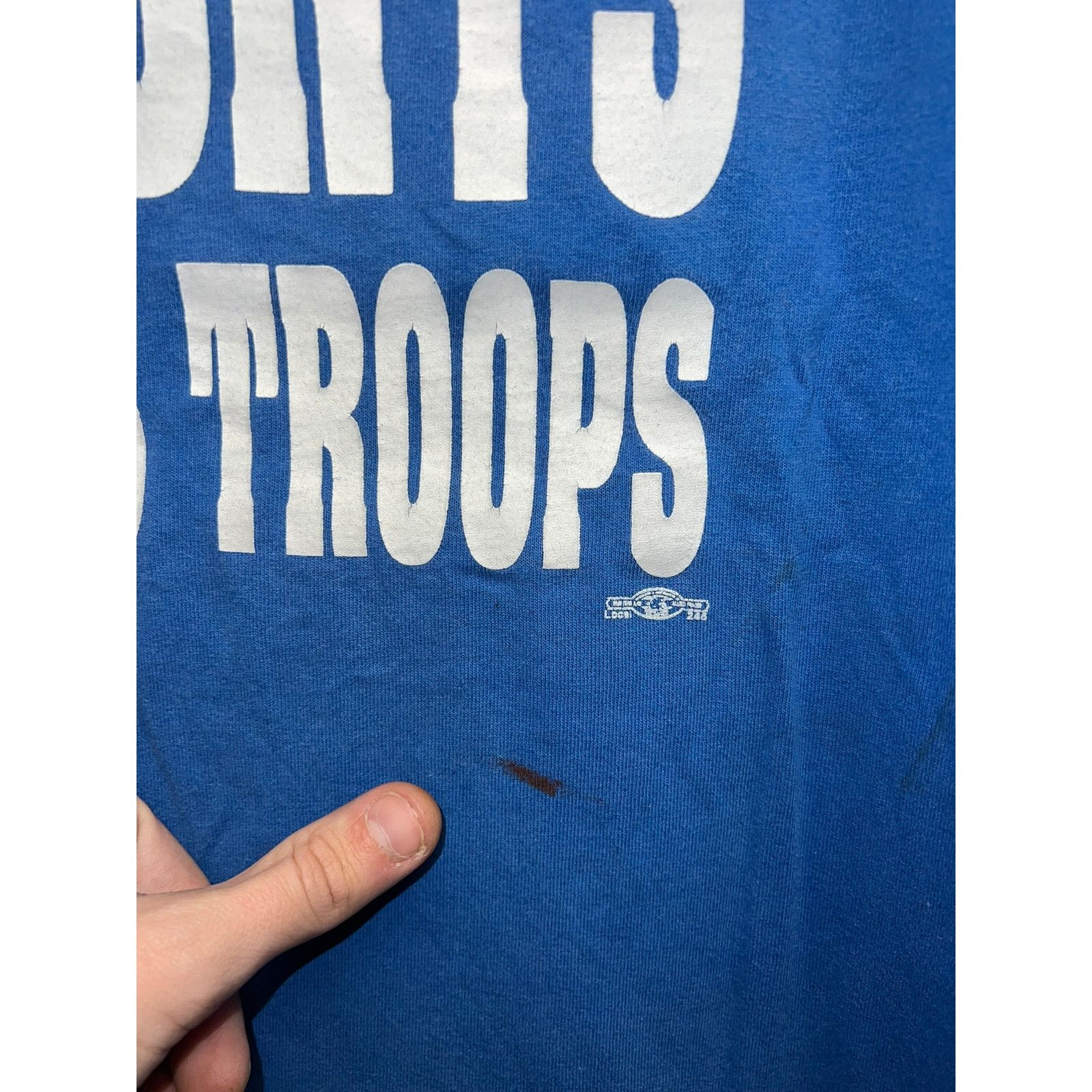 Vintage Vinage Union Line Shirt Lady Liberty Local 247 Blue Tee L Size US L / EU 52-54 / 3 - 4 Thumbnail