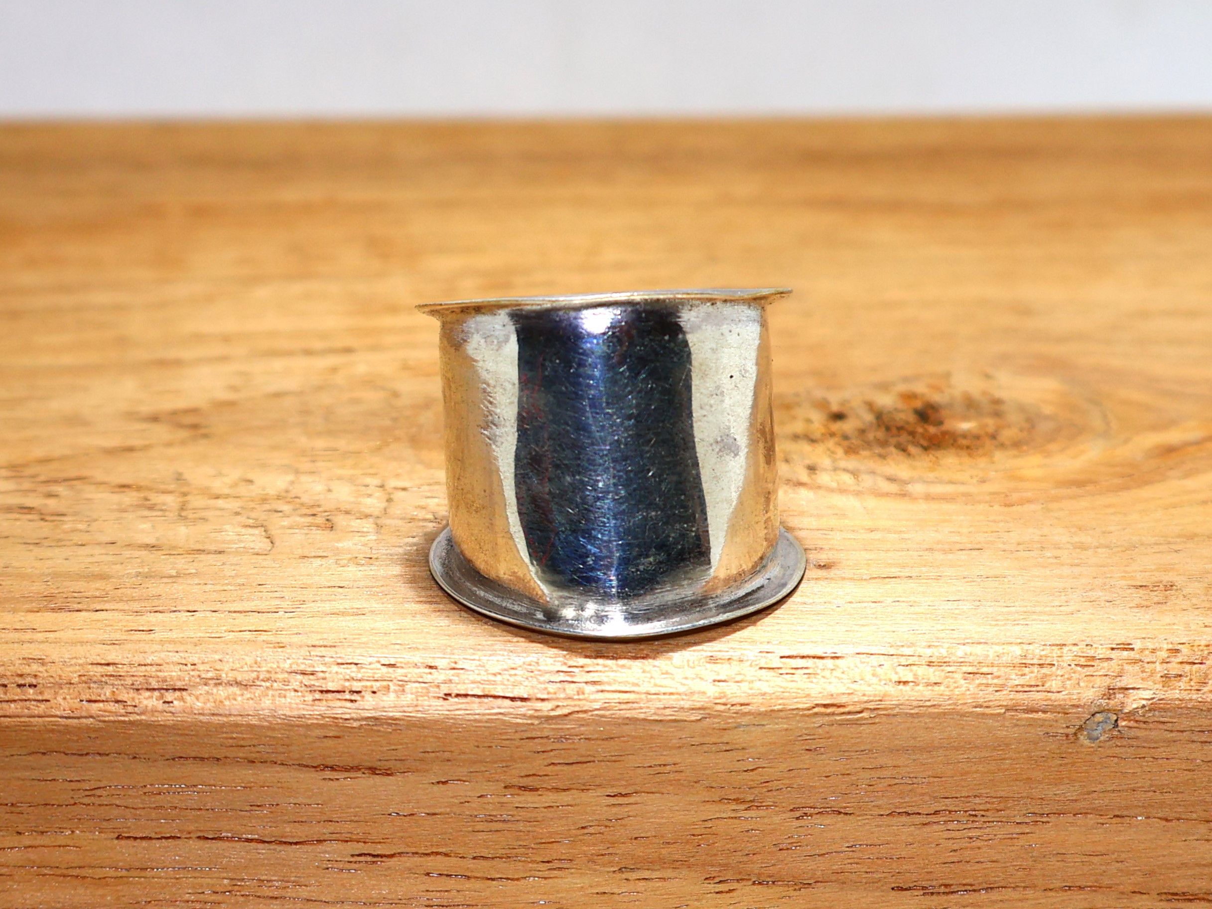 Handmade Wide Band Rings, Sterling Silver Ring, Handmade Ring, Plain Size ONE SIZE - 1 Thumbnail