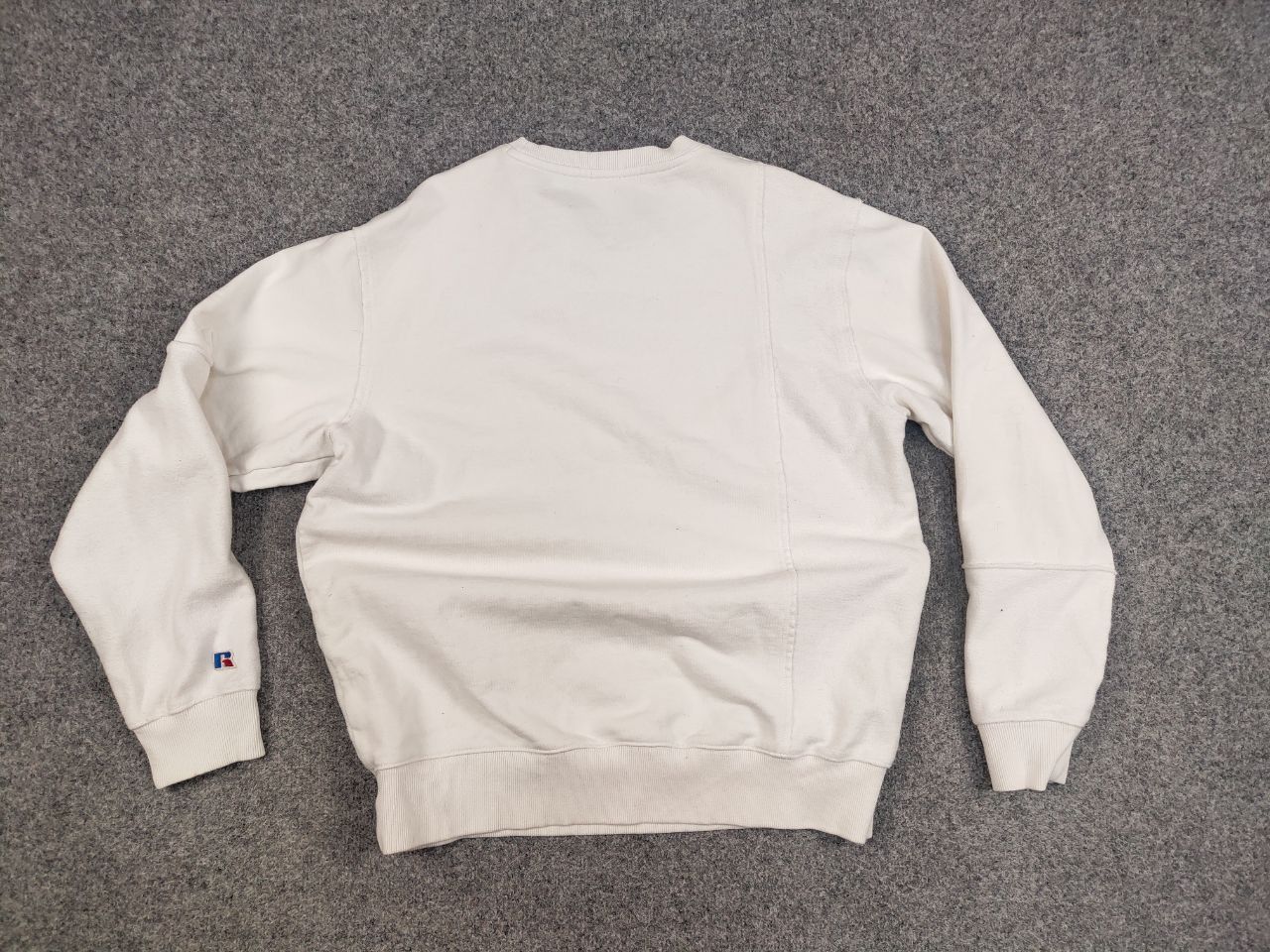 Russell Athletic Vintage Russell Athletic Pro USA Patchwork Boxy Sweatshirt Size US M / EU 48-50 / 2 - 7 Thumbnail
