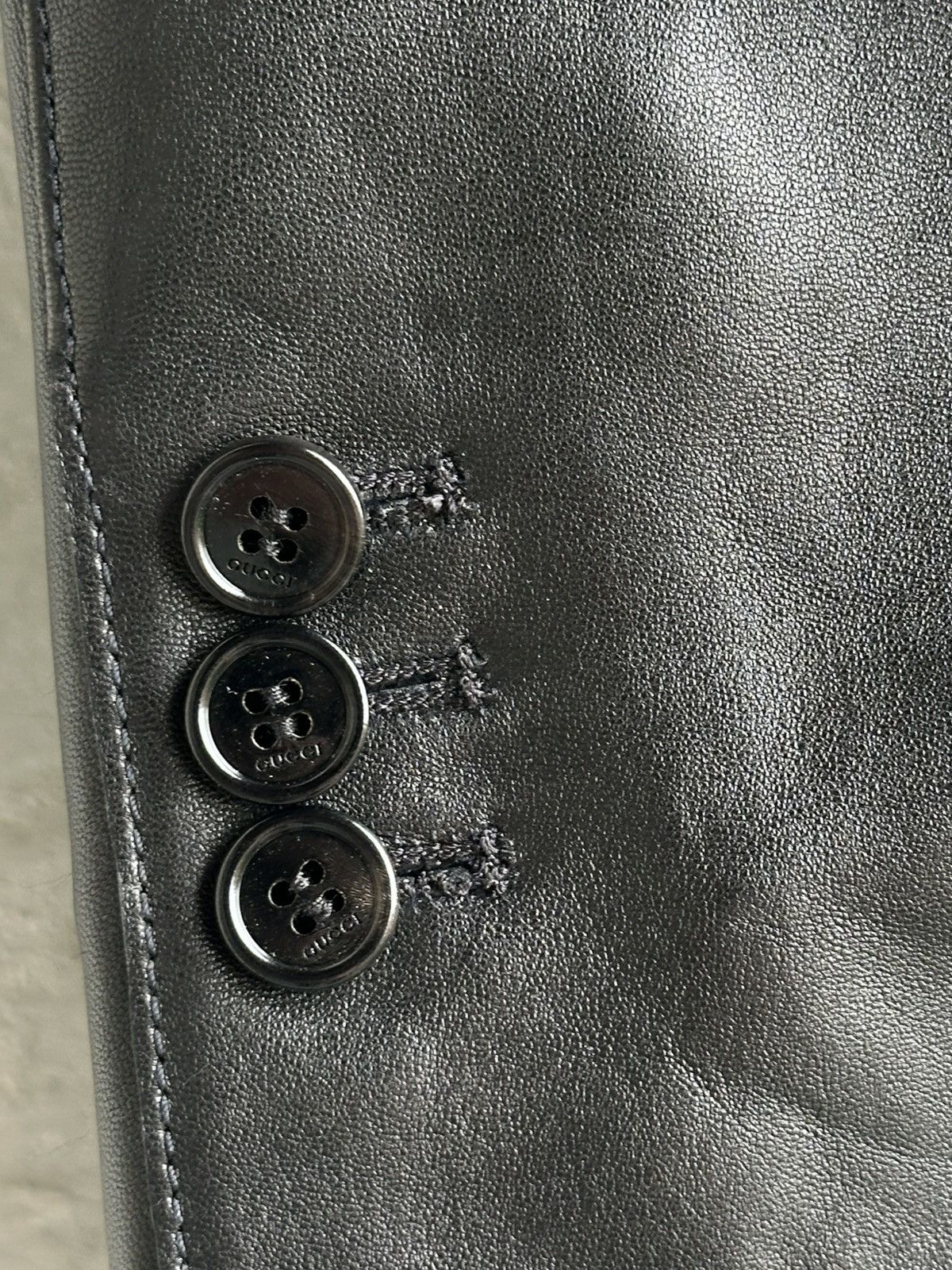 Gucci [48] 8500$ Demna Gucci Spring26 Lambskin leather jacket Size US M / EU 48-50 / 2 - 8 Thumbnail