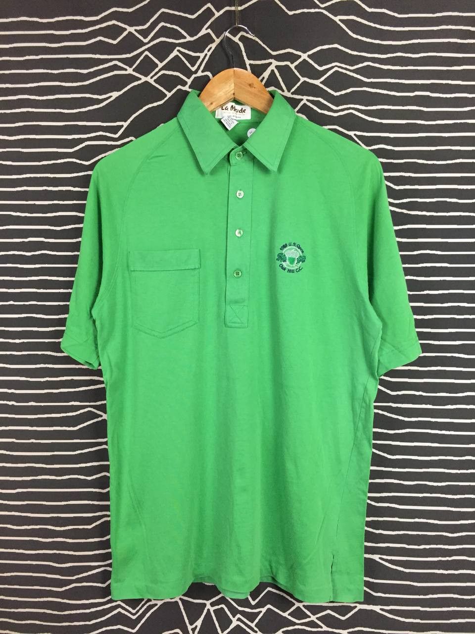 Vintage Vtg La Mode 1989 U.S Open Oak Hill CC Golf Polo Shirt Size US M / EU 48-50 / 2 - 1 Thumbnail
