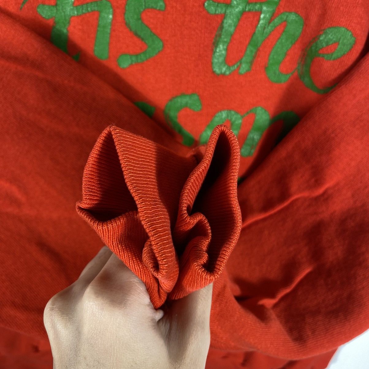 Vintage Vintage 80's 'TIS THE SEASON Graphic Crewneck Sweatshirt Size US M / EU 48-50 / 2 - 4 Thumbnail
