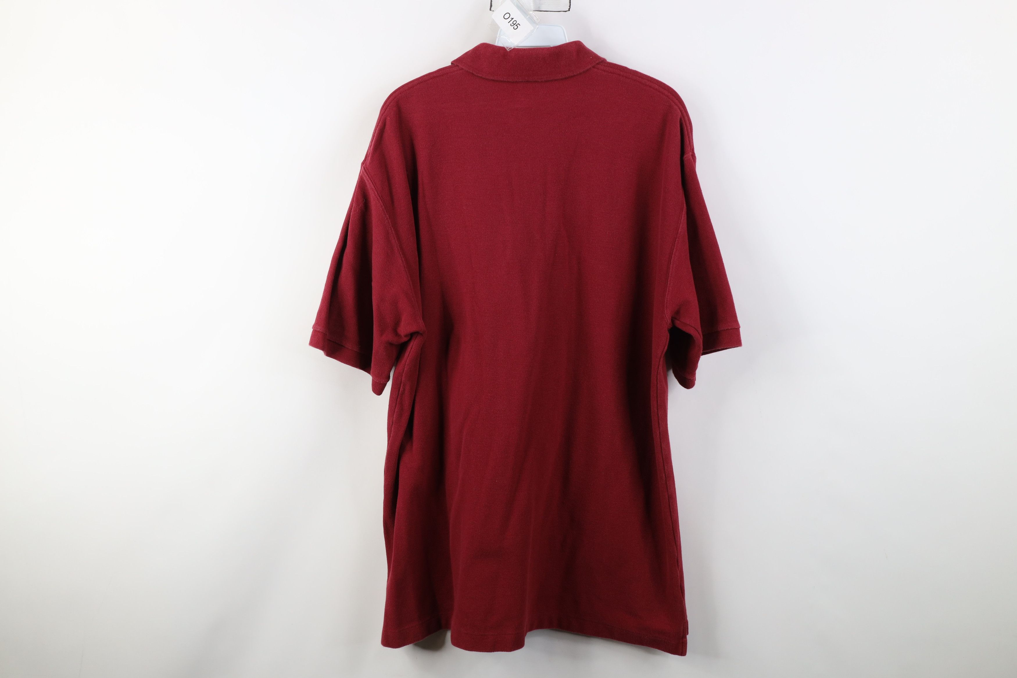 Vintage Vintage 90s Florida State University Golf Polo Shirt Red Size US L / EU 52-54 / 3 - 11 Thumbnail