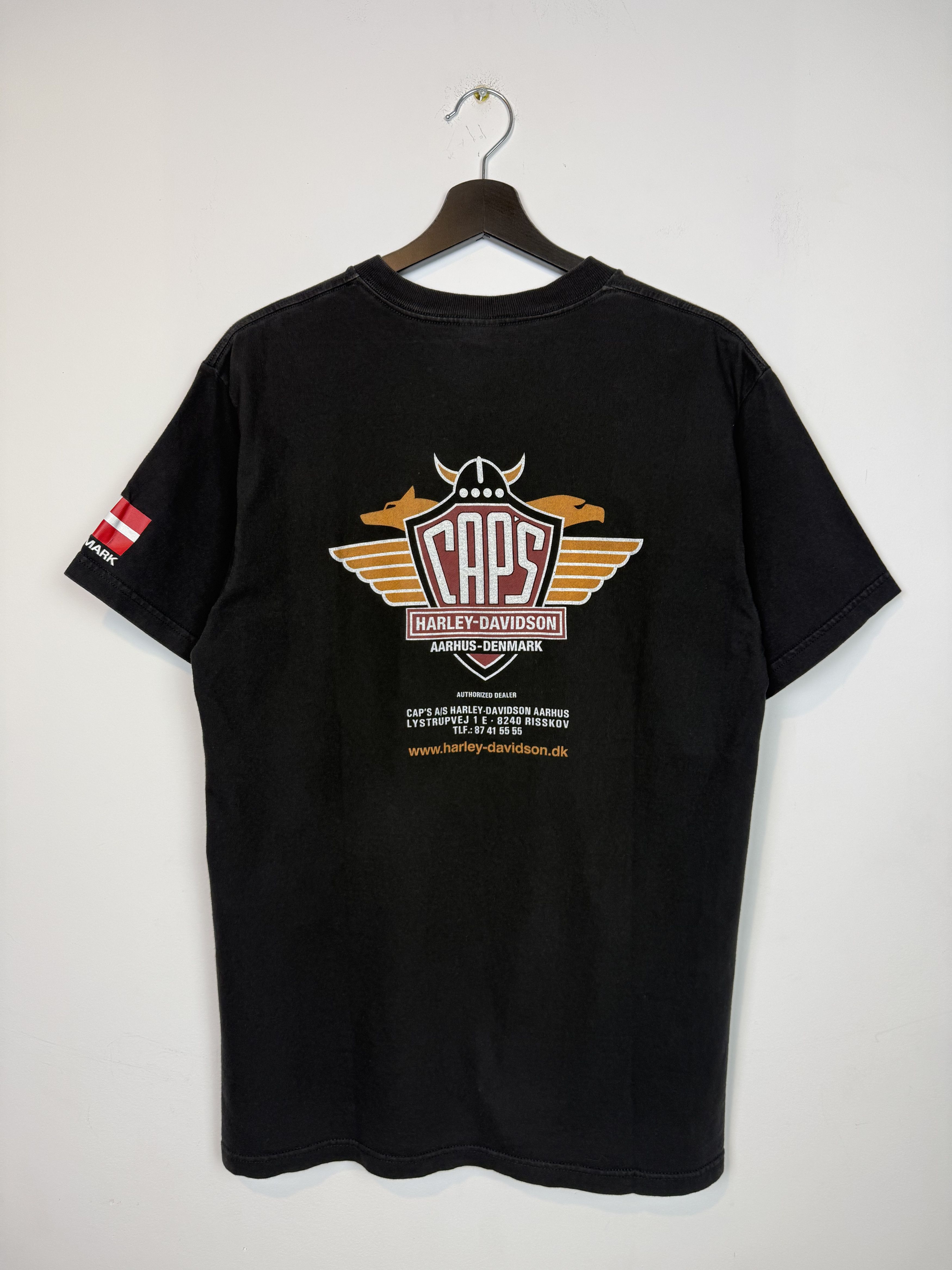 Harley Davidson Vintage Harley Davidson Denmark Graphic Print T-shirt Black Size US M / EU 48-50 / 2 - 7 Thumbnail