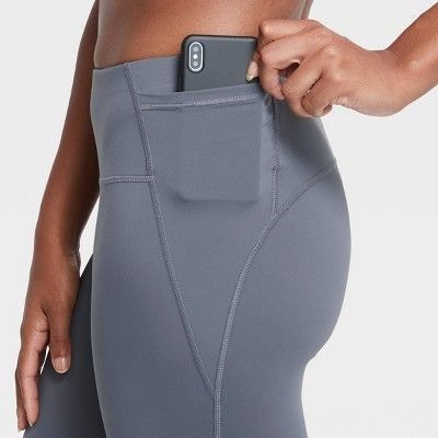 Other High-Waisted Gray Leggings All In Motion Size Small - Women Size ONE SIZE - 7 Thumbnail