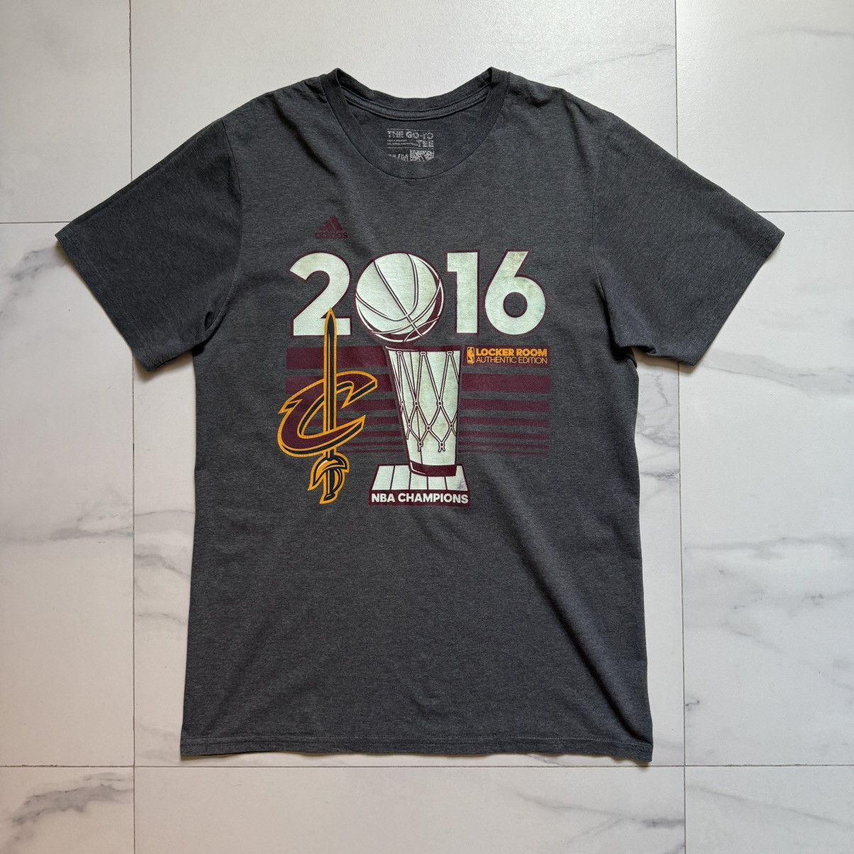 Adidas Cleveland Cavaliers 2016 Locker Room Ed. Tee Size US M / EU 48-50 / 2 - 2 Thumbnail