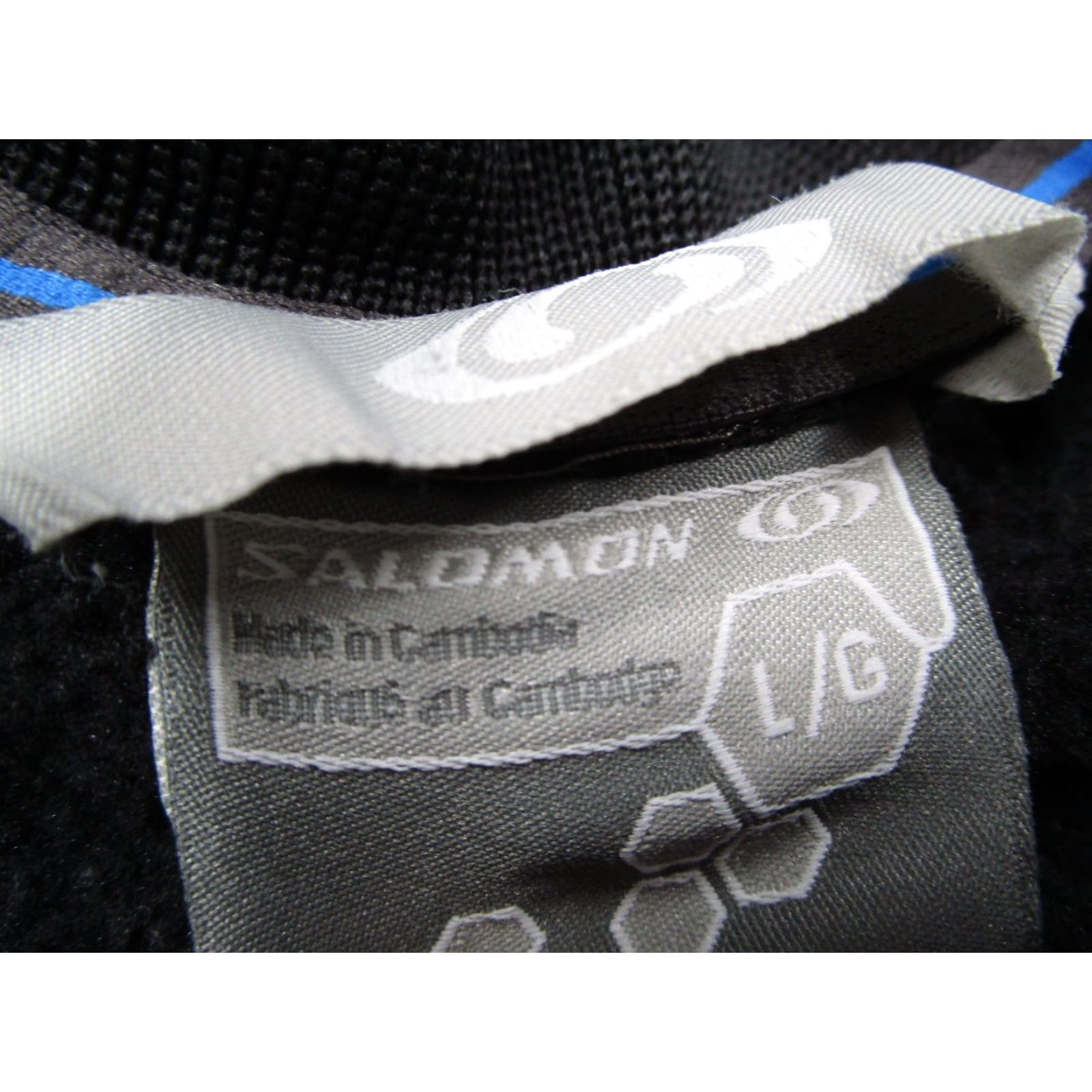 Salomon Salomon Jacket Mens Large Black ActiTherm Softshell Full Zip Hiking Athletic Size US L / EU 52-54 / 3 - 3 Thumbnail
