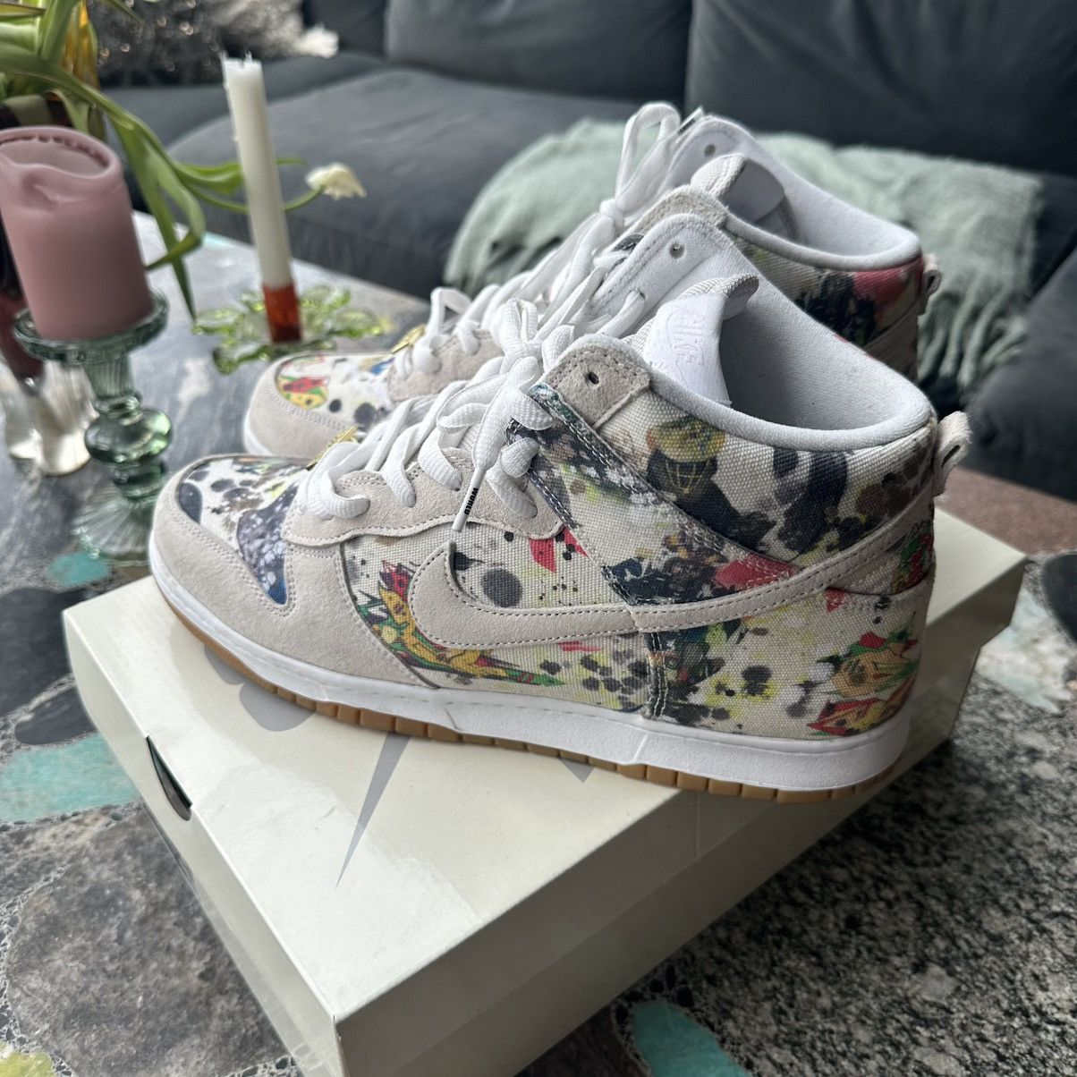 Supreme x Nike sb dunk rammellzee high