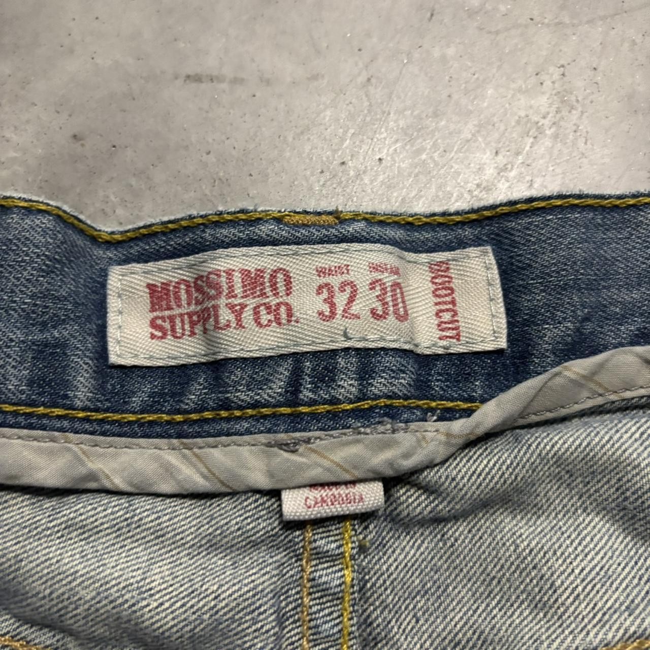 Japanese Brand × Vintage Crazy Vintage Y2K/2000s Grunge Medium Wash Bootcut Skater Denim Jeans! Size US 32 / EU 48 - 8 Thumbnail