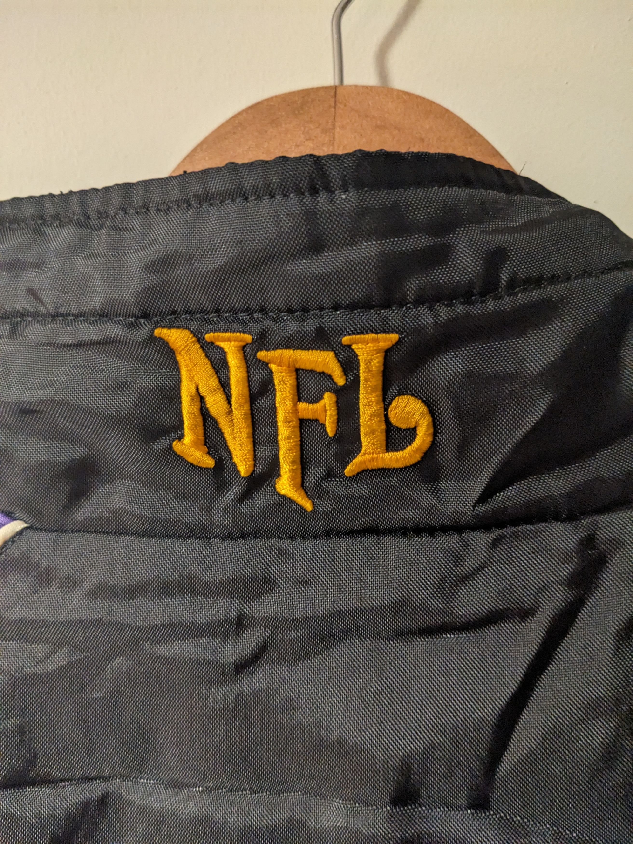 NFL × Vintage Vintage Y2K Minnesota Vikings NFL Football Reversible Jacket Size US XL / EU 56 / 4 - 3 Thumbnail