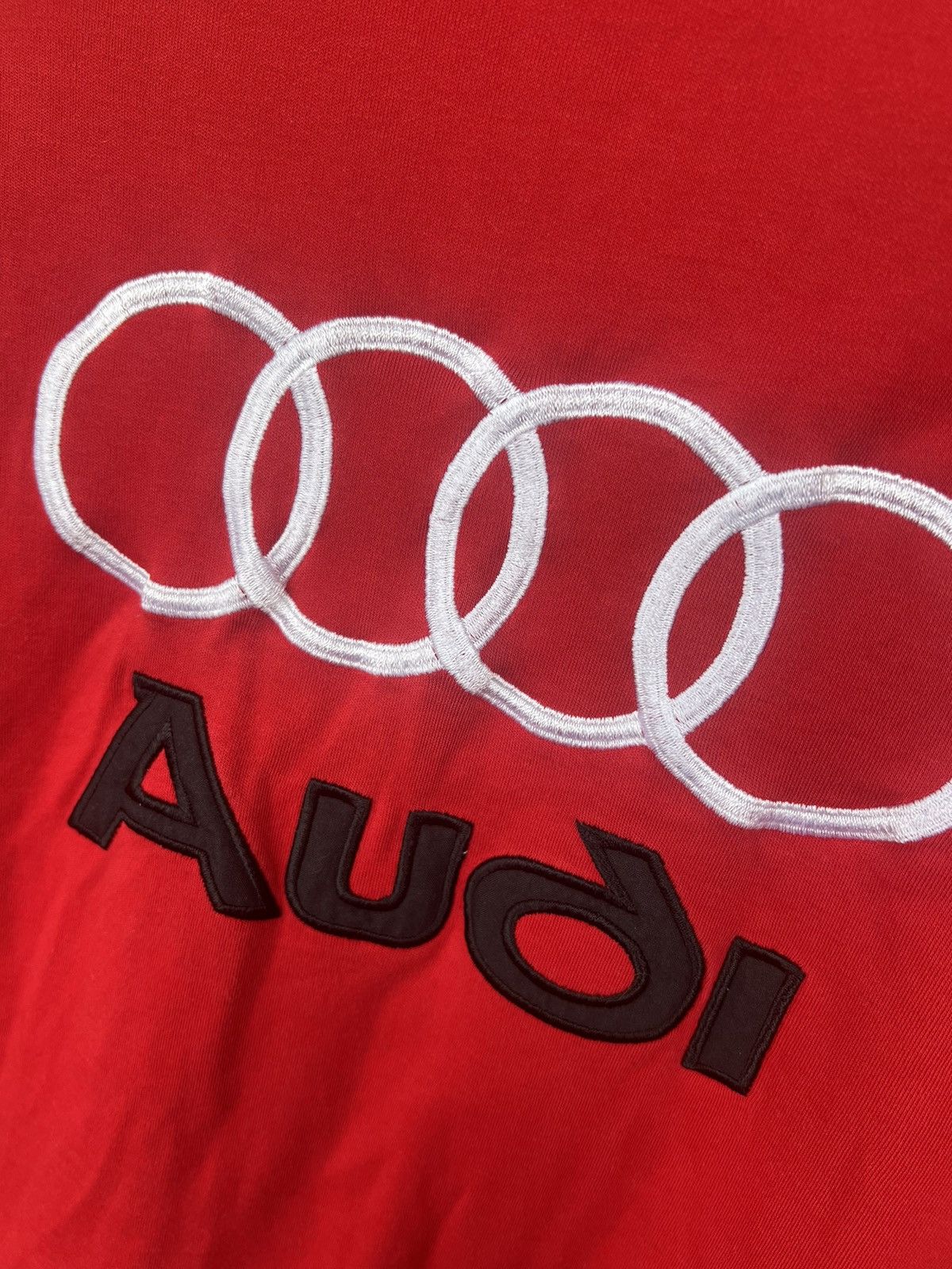 Audi Vintage Audi racing polo shirt big logo Size US S / EU 44-46 / 1 - 15 Thumbnail