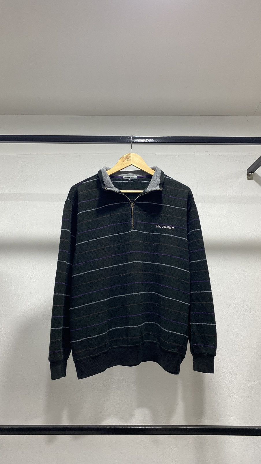 Junko Shimada × Mr. Junko × Vintage Vintage Mr Junko Knitwear Halfzip Size US M / EU 48-50 / 2 - 2 Thumbnail