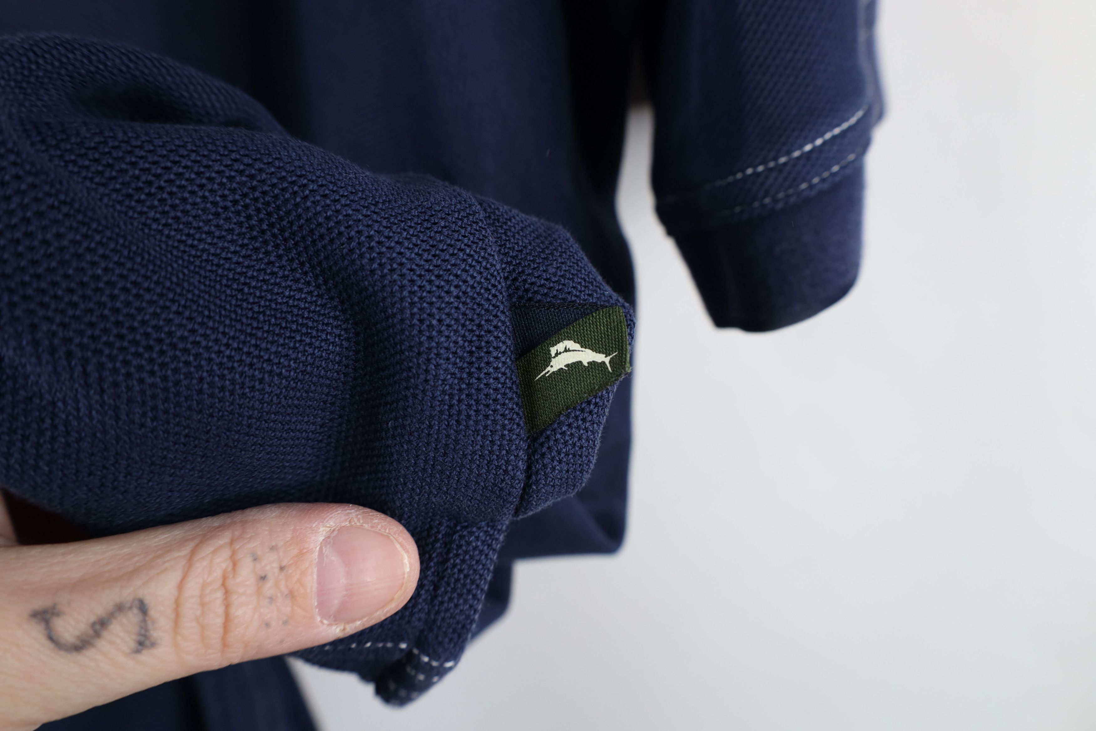 Tommy Bahama × Vintage Tommy Bahama Cotton Knit Collared Golf Polo Shirt Blue Size US XL / EU 56 / 4 - 6 Thumbnail