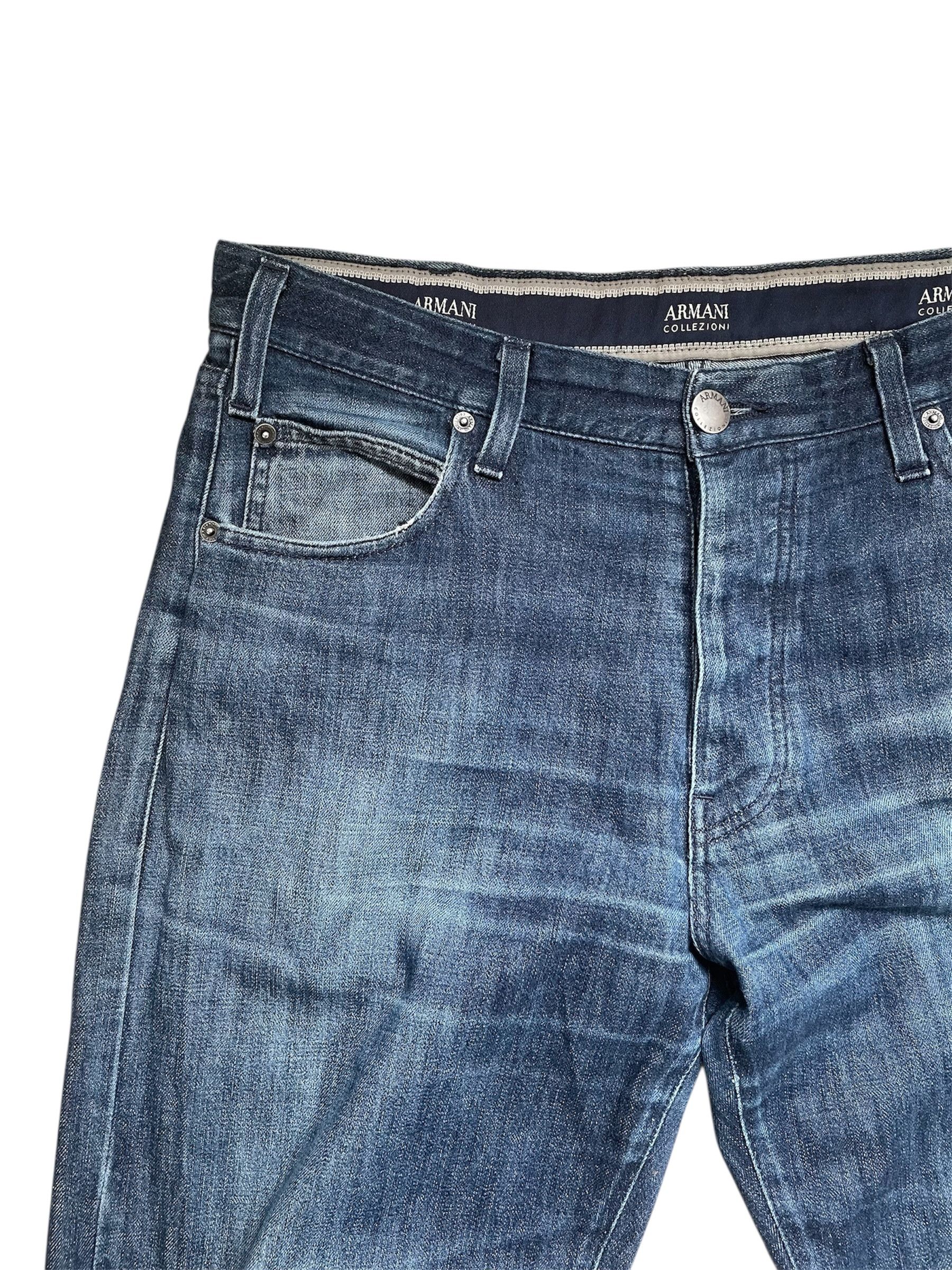 Armani Collezioni × Giorgio Armani Vintage Armani Collezioni Baggy Pants Size US 33 - 3 Thumbnail