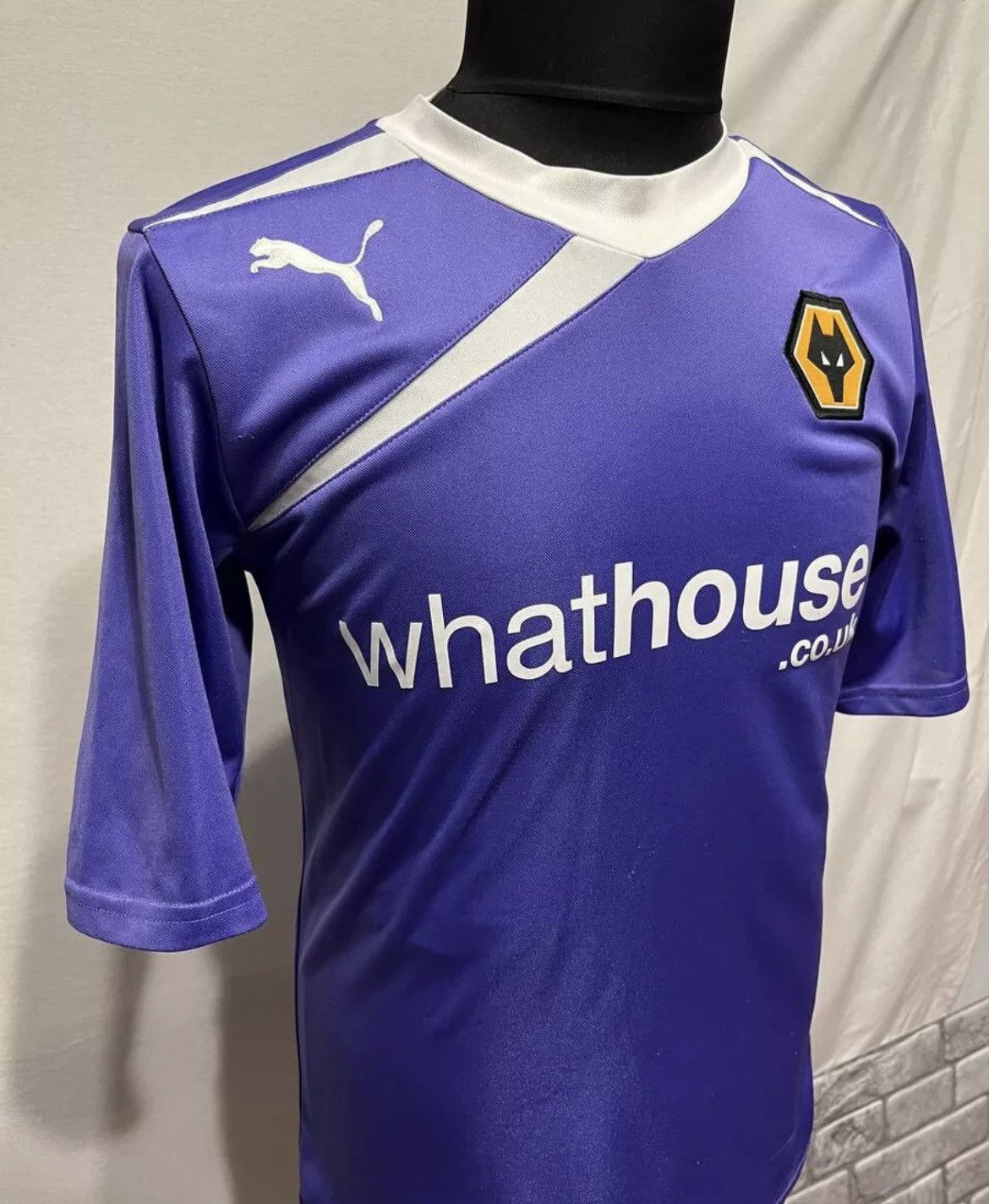 Puma Wolverhampton Jersey 2013/2014 Away Football Soccer Mens Size US S / EU 44-46 / 1 - 2 Thumbnail