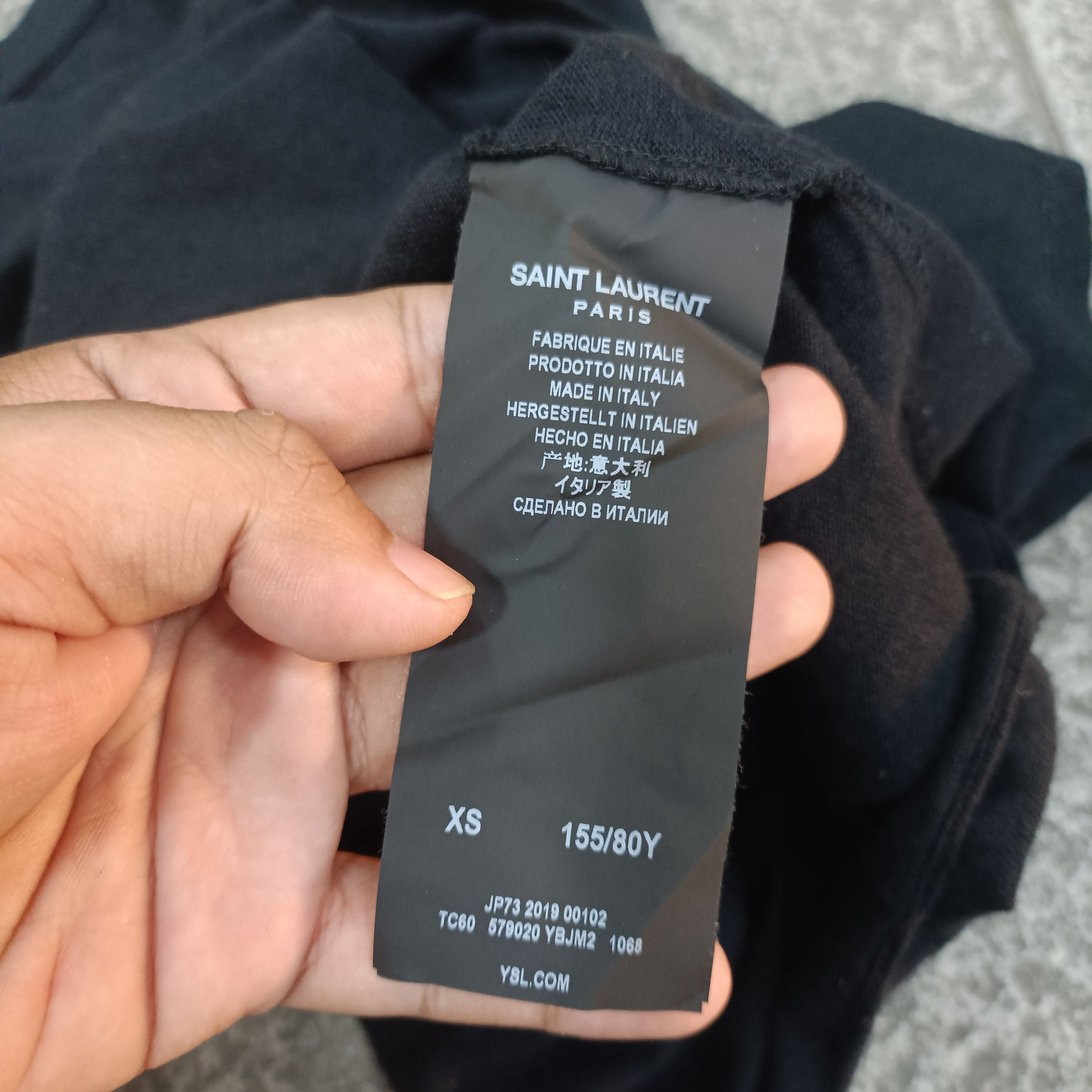 Saint Laurent Paris Saint Laurent SS19 Star T-shirt Size US XS / EU 42 / 0 - 8 Thumbnail