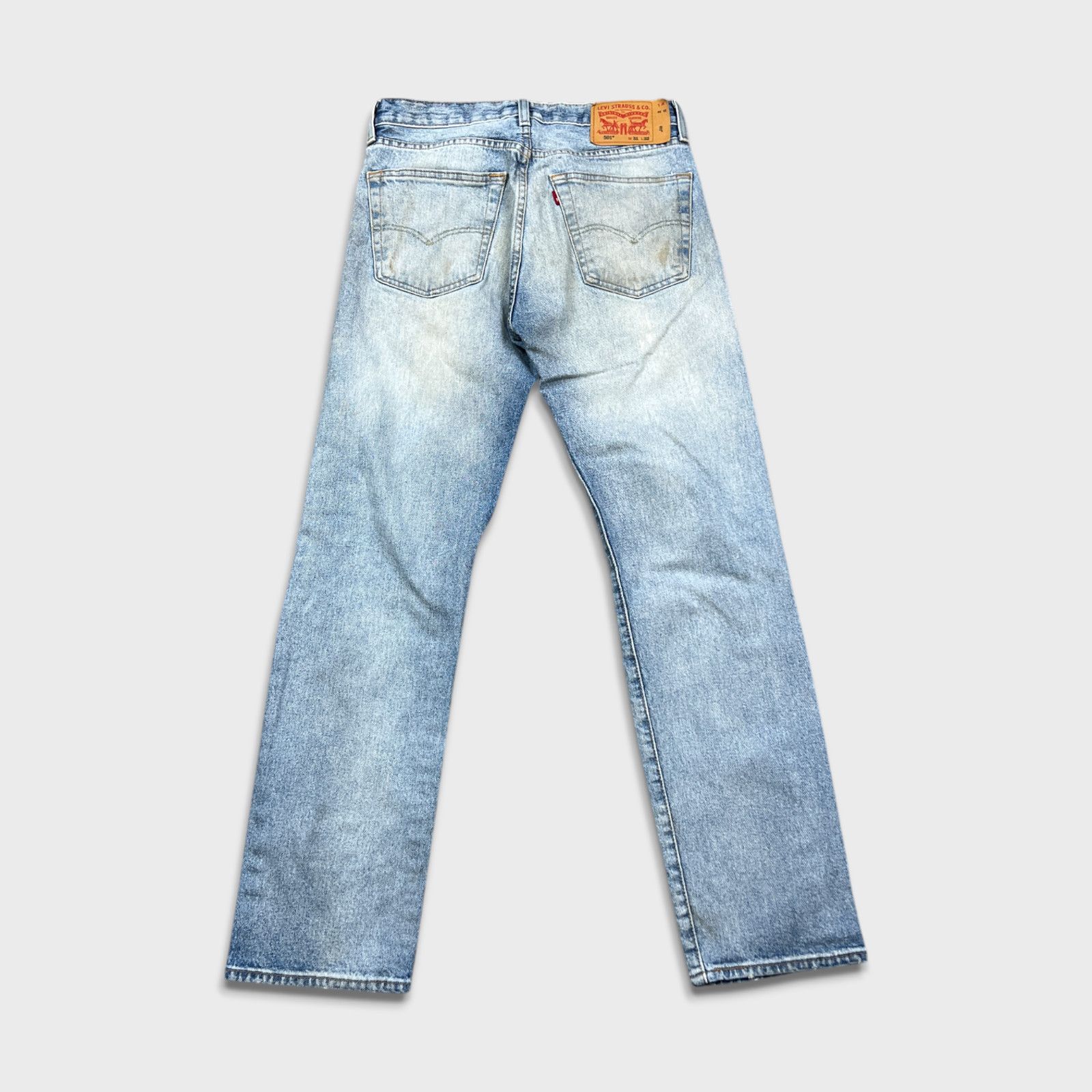 Levi's × Vintage Levi's 501 Jeans 31x32 Original Straight Distress Denim Pant Size US 31 - 6 Thumbnail