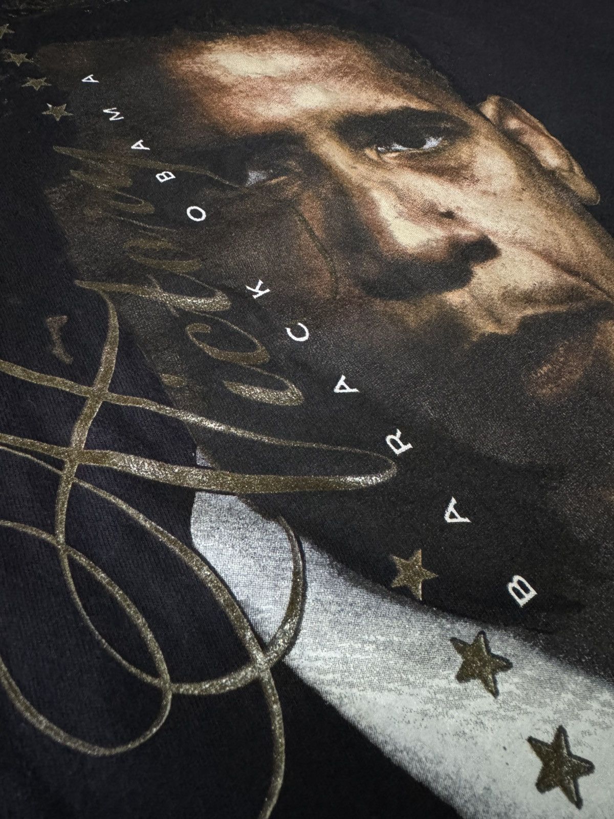 President's 00s Barack Obama Victory Democratic USA 44 Delta Tee T Shirt Size US XL / EU 56 / 4 - 4 Thumbnail