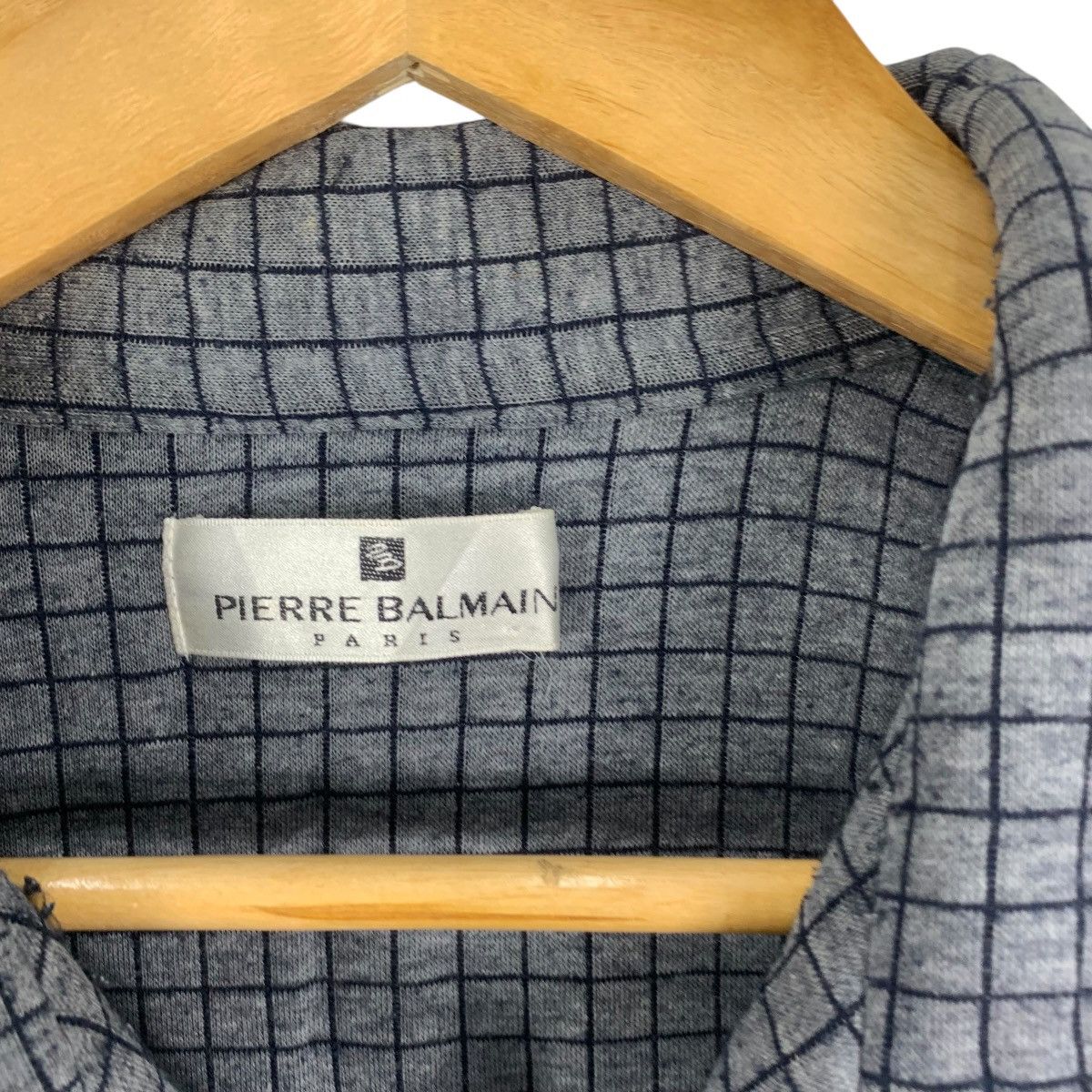 Pierre Balmain Vintage PIERRE BALMAIN PARIS Plaids Checks Stamp Button Size US L / EU 52-54 / 3 - 8 Thumbnail