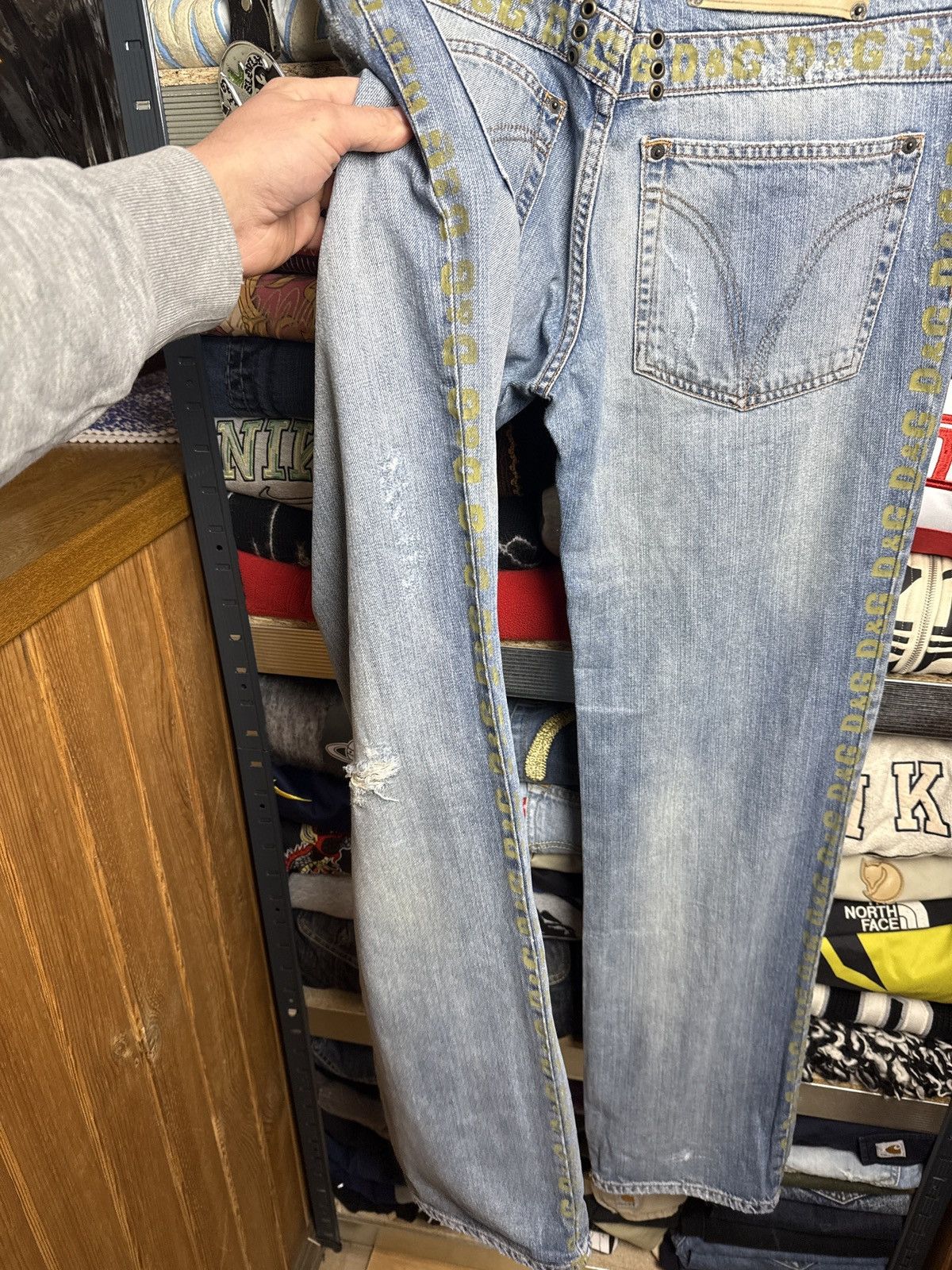 Dolce & Gabbana Dolce & Gabanna Logo Jeans Size US 34 / EU 50 - 21 Thumbnail