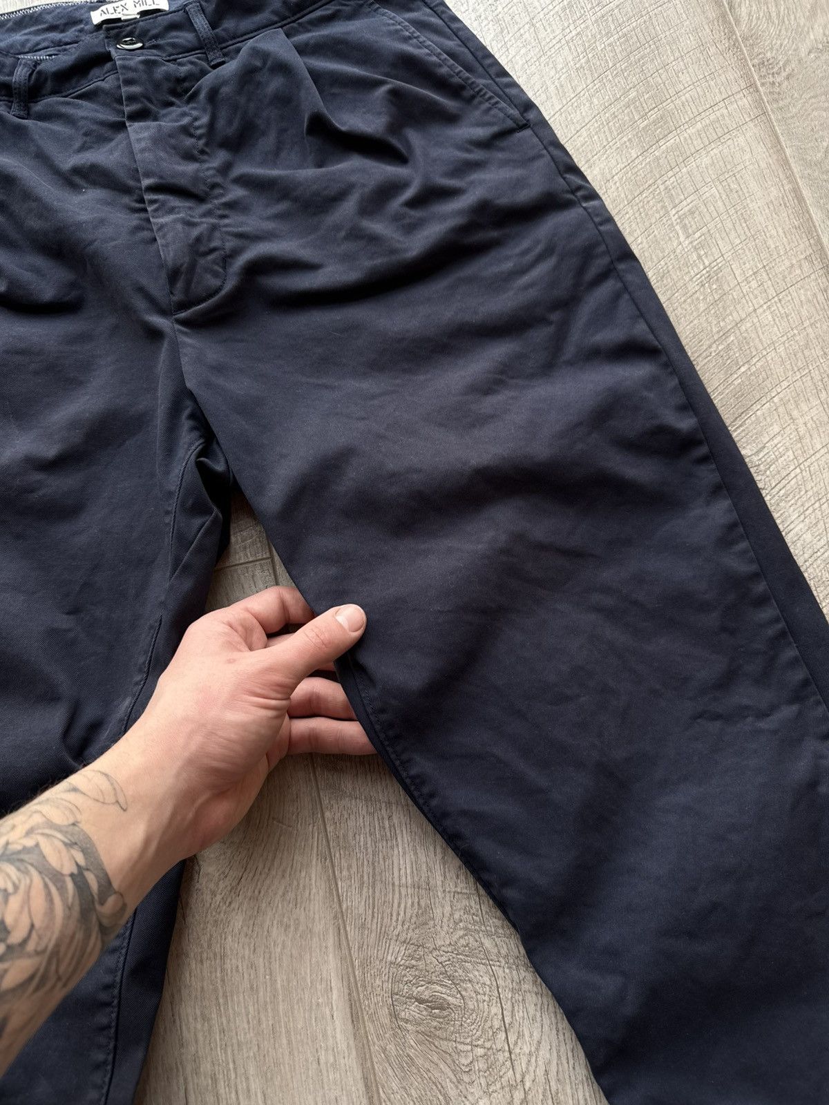 Alex Mill Alex Mill Military Standard Pleated Pant Cropped Chinos Size US 30 / EU 46 - 3 Thumbnail