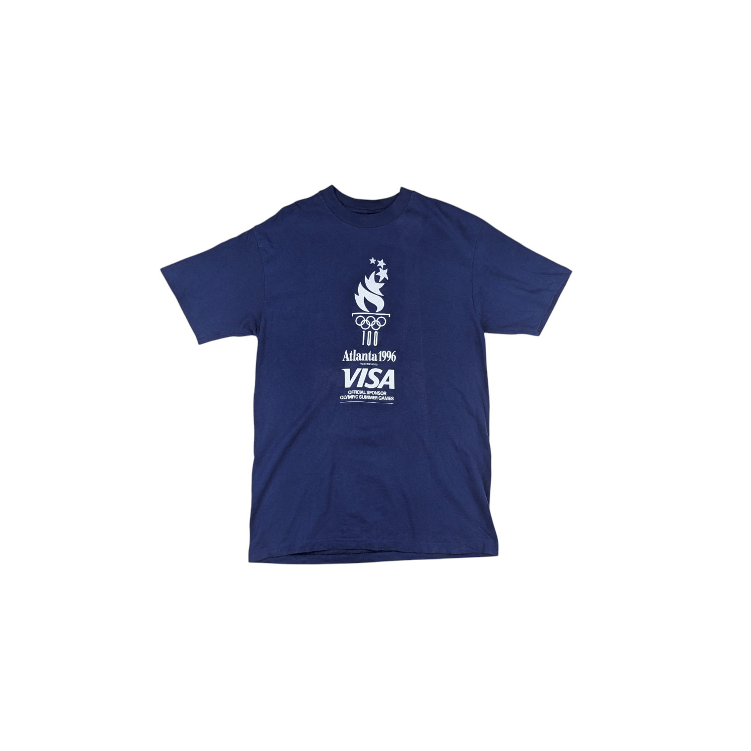 USA Olympics 1996 Olympics Atlanta Vintage Tee Shirt Single Stitches Size US M / EU 48-50 / 2 - 1 Thumbnail