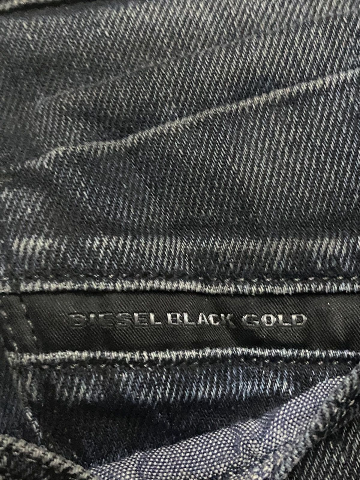 Diesel Black Gold Vintage Diesel Black Gold Distressed Slim Skinny Fit Pants Size US 30 / EU 46 - 10 Thumbnail