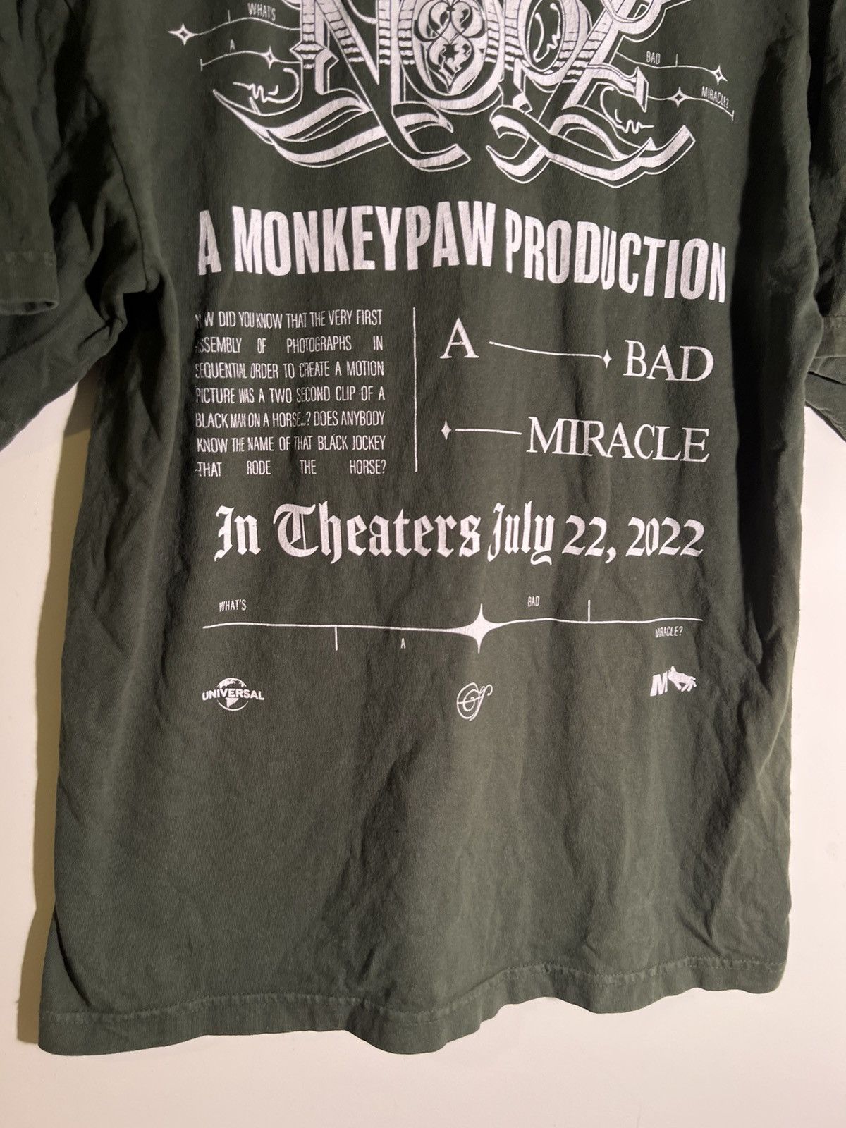 Vintage NOPE Jordan Peele Alien Sci-Fi Movie Retro Streetwear Shirt Size US S / EU 44-46 / 1 - 6 Thumbnail
