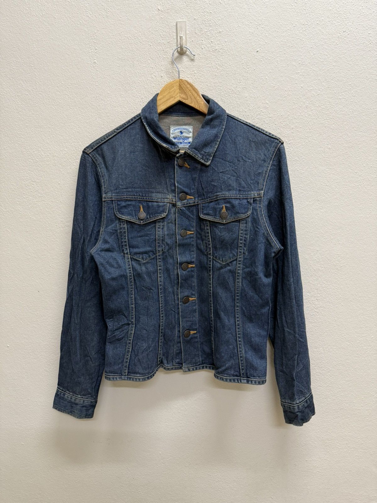 Vintage × Wrangler Vintage 90s Wrangler Blue Bell Denim Jacket Size S / US 4 / IT 40 - 21 Thumbnail