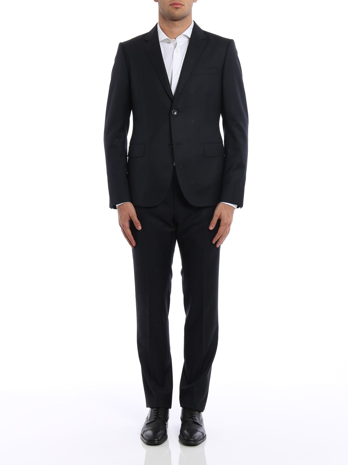Gucci o1mt1gz0725 Monaco Bees Wool Gabardine Suit in Navy Size US M / EU 48-50 / 2 - 2 Thumbnail