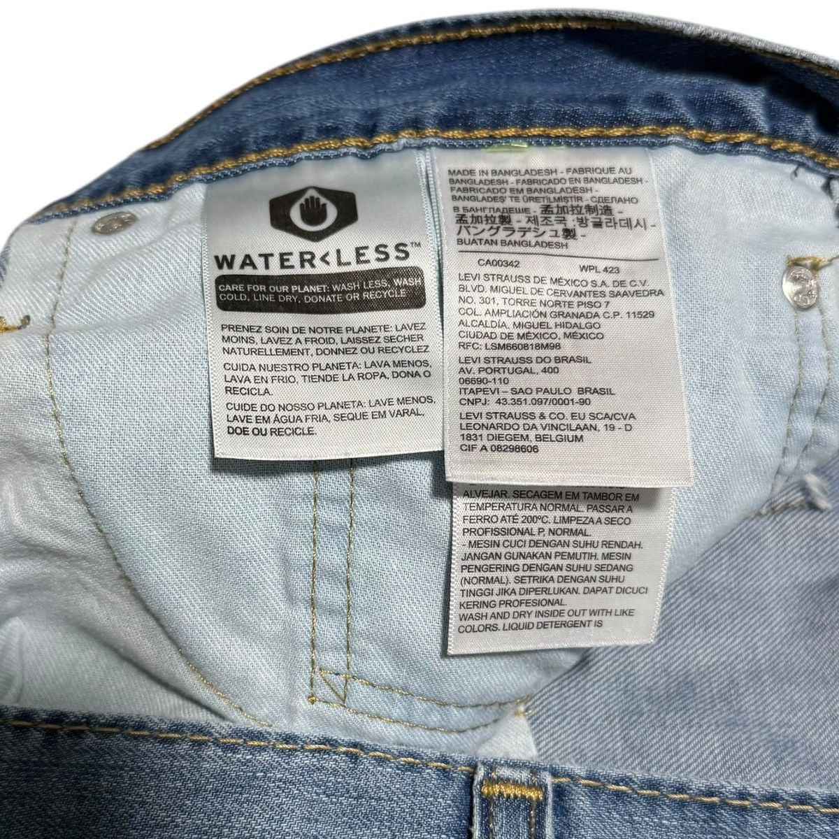 Levi's Levi’s 559 Bangladesh 100% Cotton Jean Pants Men’s 40x32 Size US 40 / EU 56 - 6 Thumbnail