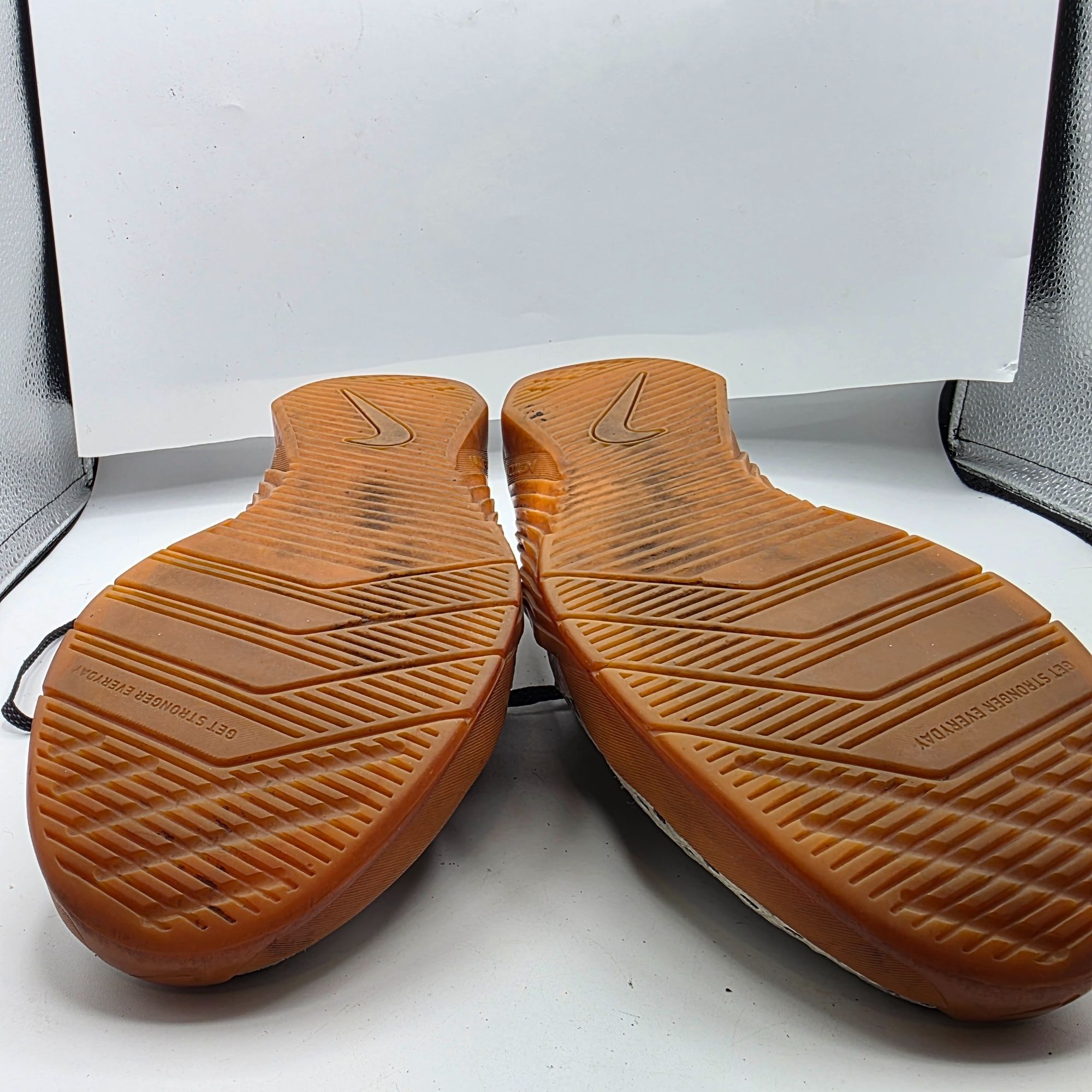 Nike Nike Metcon 6 By You Mens Size 9 White Gum Brown Training Sh Size US 9 / EU 42 - 12 Thumbnail