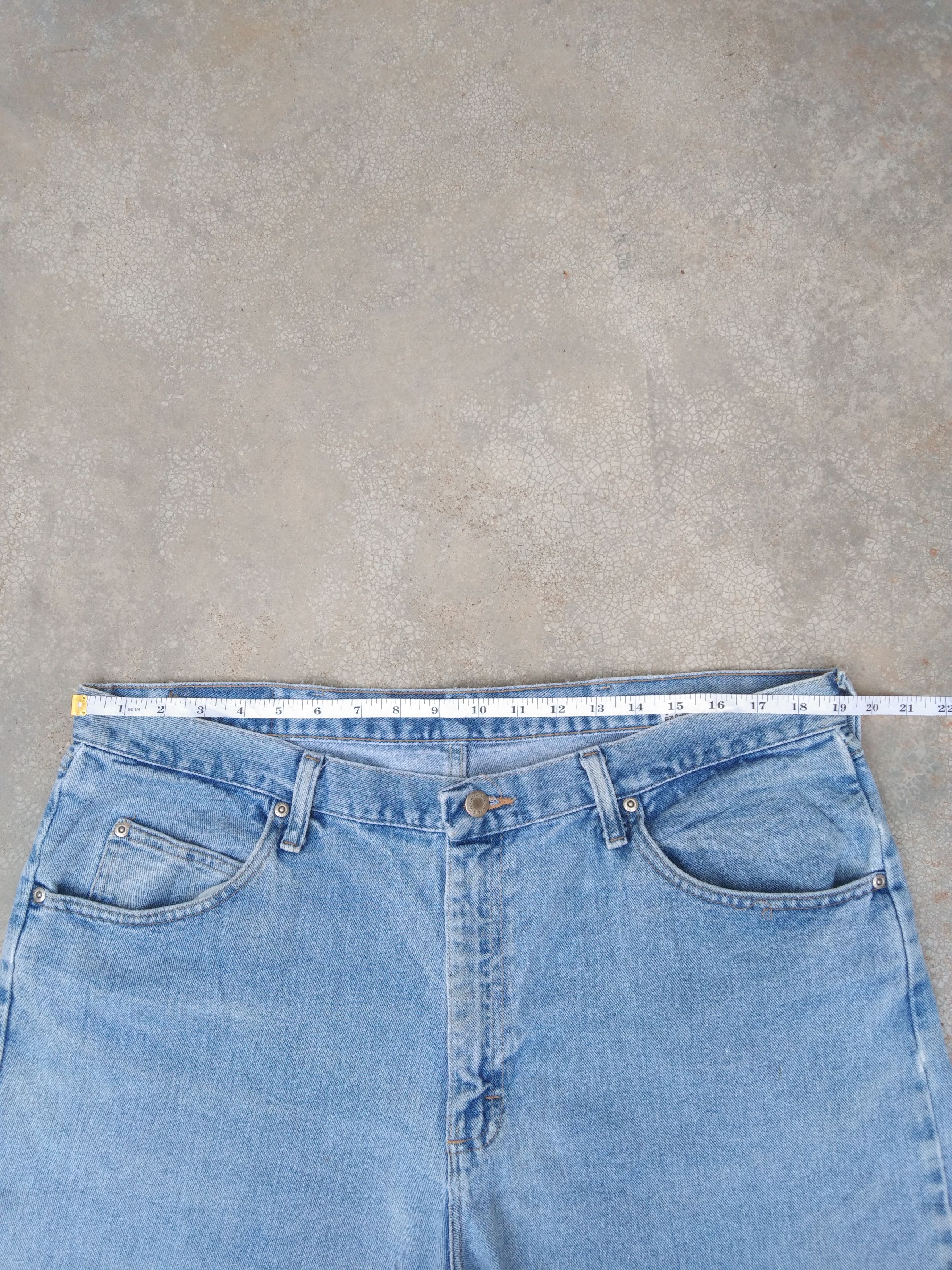 Wrangler Vintage Faded Blue Wrangler Baggy Jeans 38x30 Size US 38 / EU 54 - 5 Thumbnail